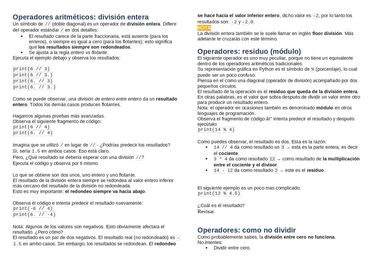 compilación de programas en python | pdf |... Programacion en python - Docsity
