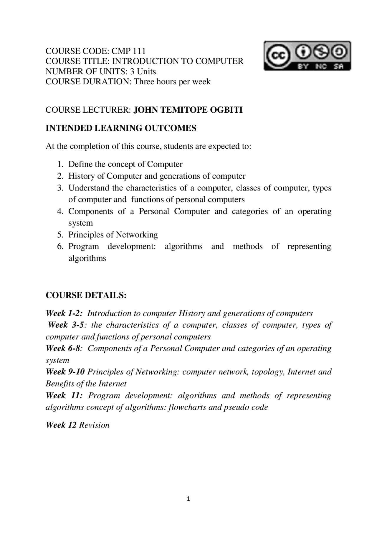 Introduction to computer - Docsity