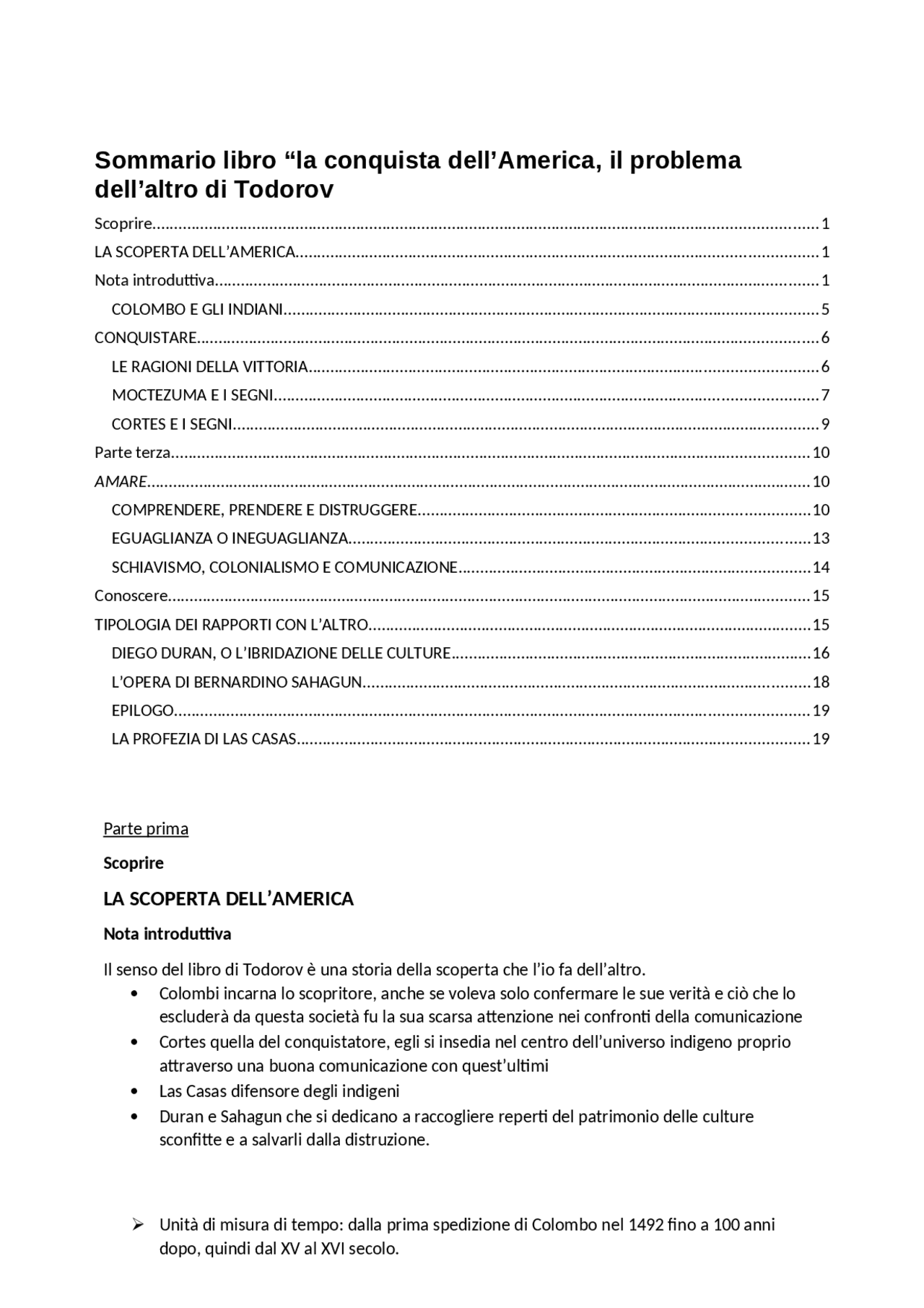Riassunto libro Riassunto libro