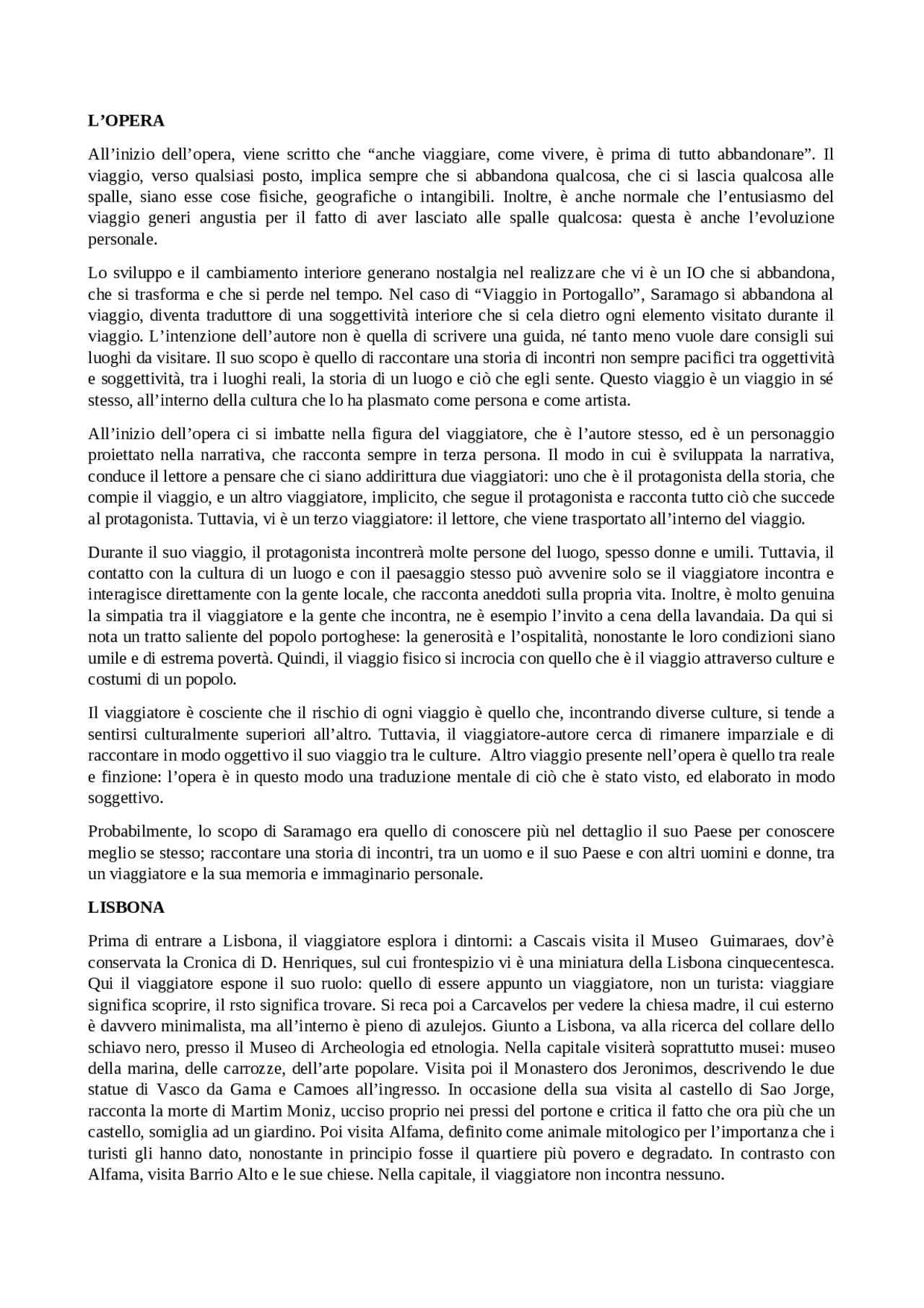 Saramago José Viaggio in Portogallo usato - Il volo pindarico libri usati