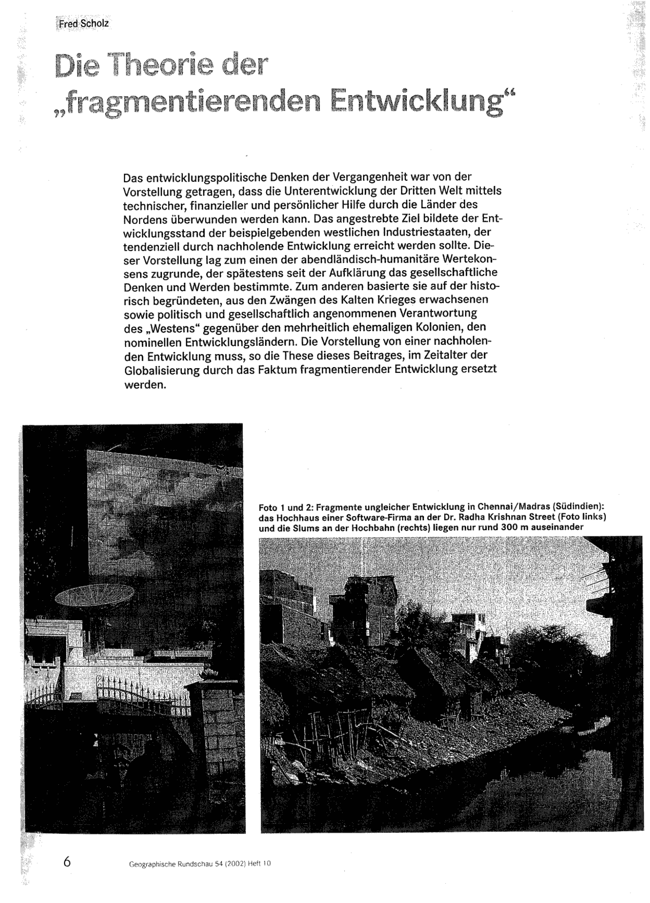 Theorie Der Fragmentierenden Entwicklung Die Theorie der Fragmentierenden Entwicklung - Docsity