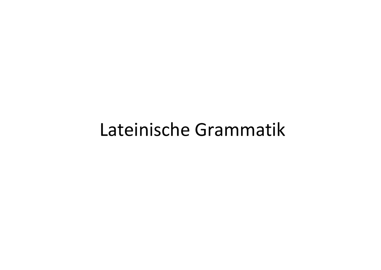 Ist Deutsch Eine Lateinische Sprache www.docsity.com