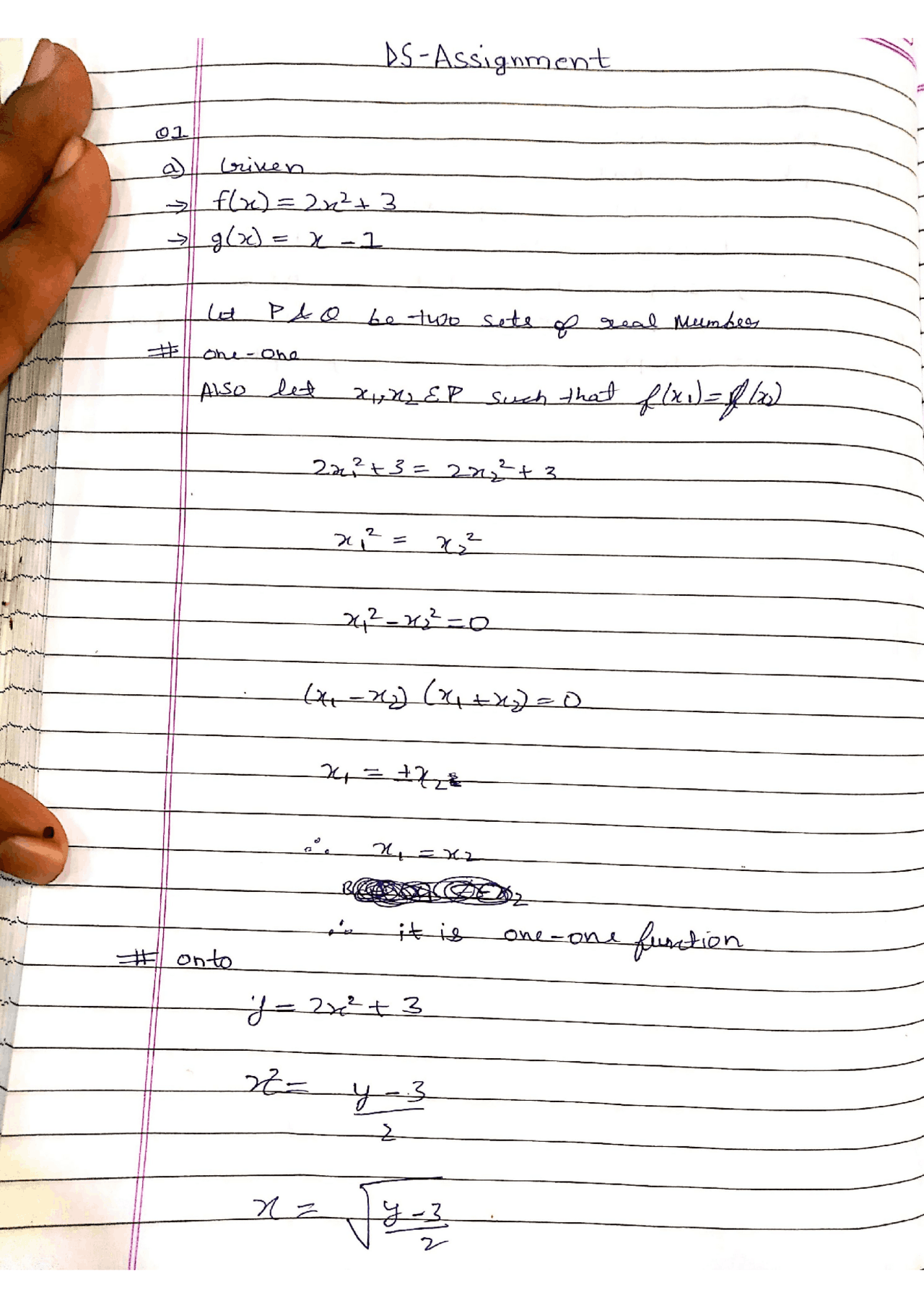 Discrete mathematics assignment about important question solution - Docsity