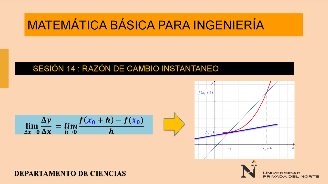 Razón de cambio instantáneo - Docsity