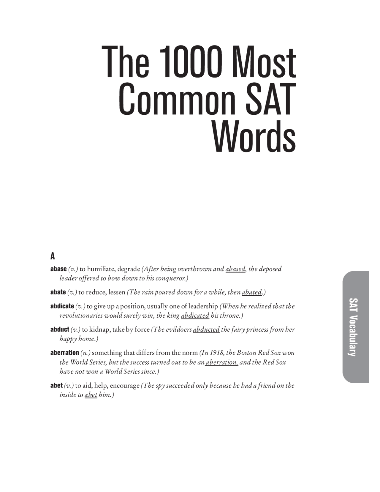 Vocabulary Words To Study For Entrance Exam Test college Docsity vocabulary-words-to-study-for-entrance-exam-test-college-docsity