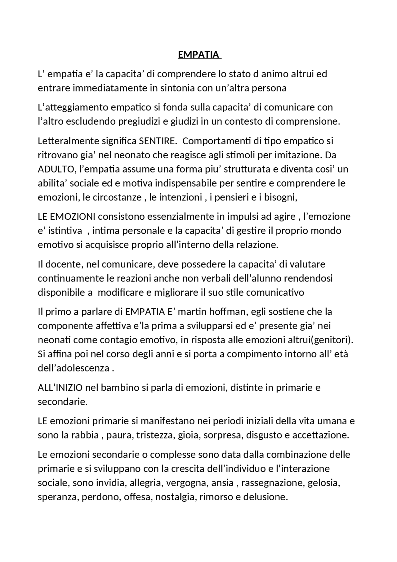 Empatia E Intelligenza Emotiva Tfa Sostegno Empatia E Intelligenza Emotiva Tfa Sostegno