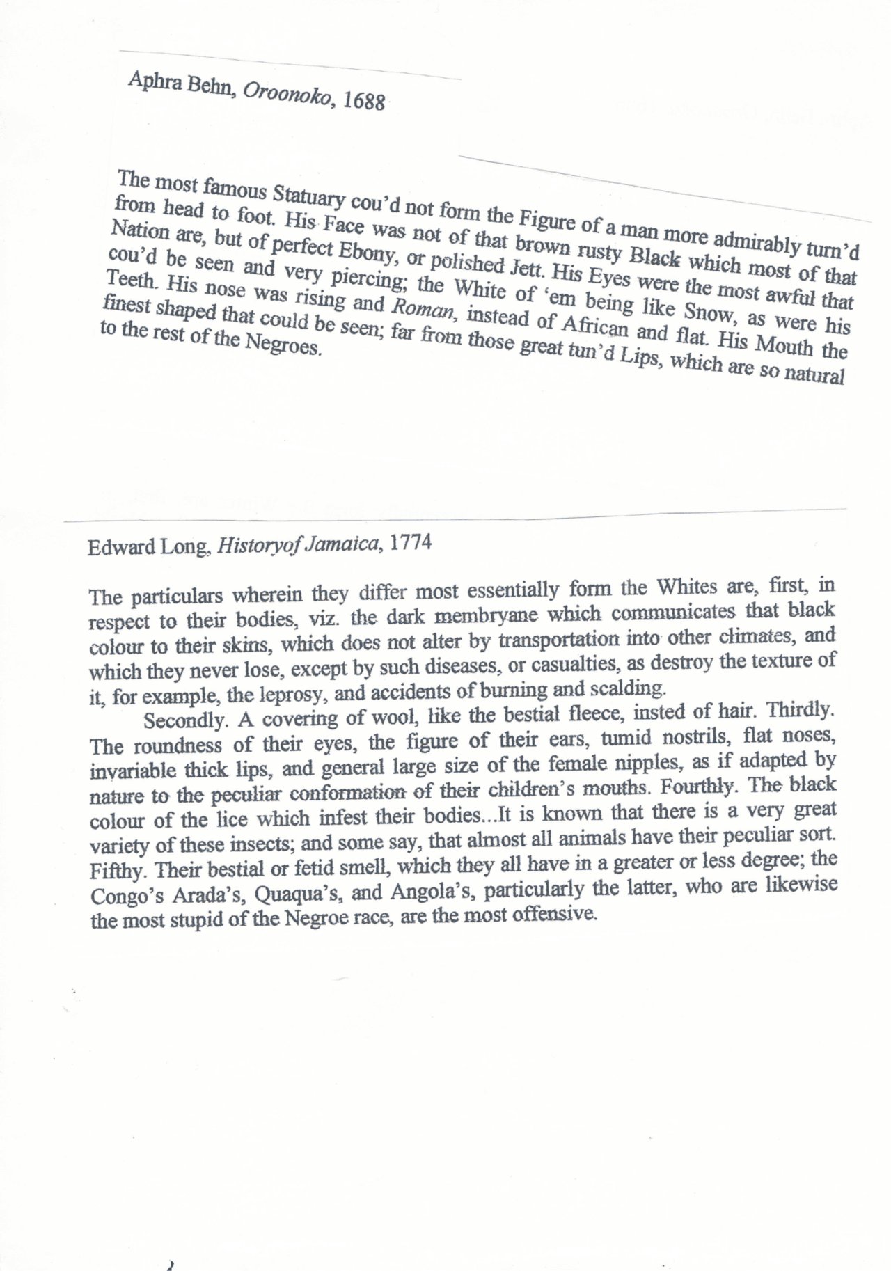 History of Jamaica, essay and work Docsity