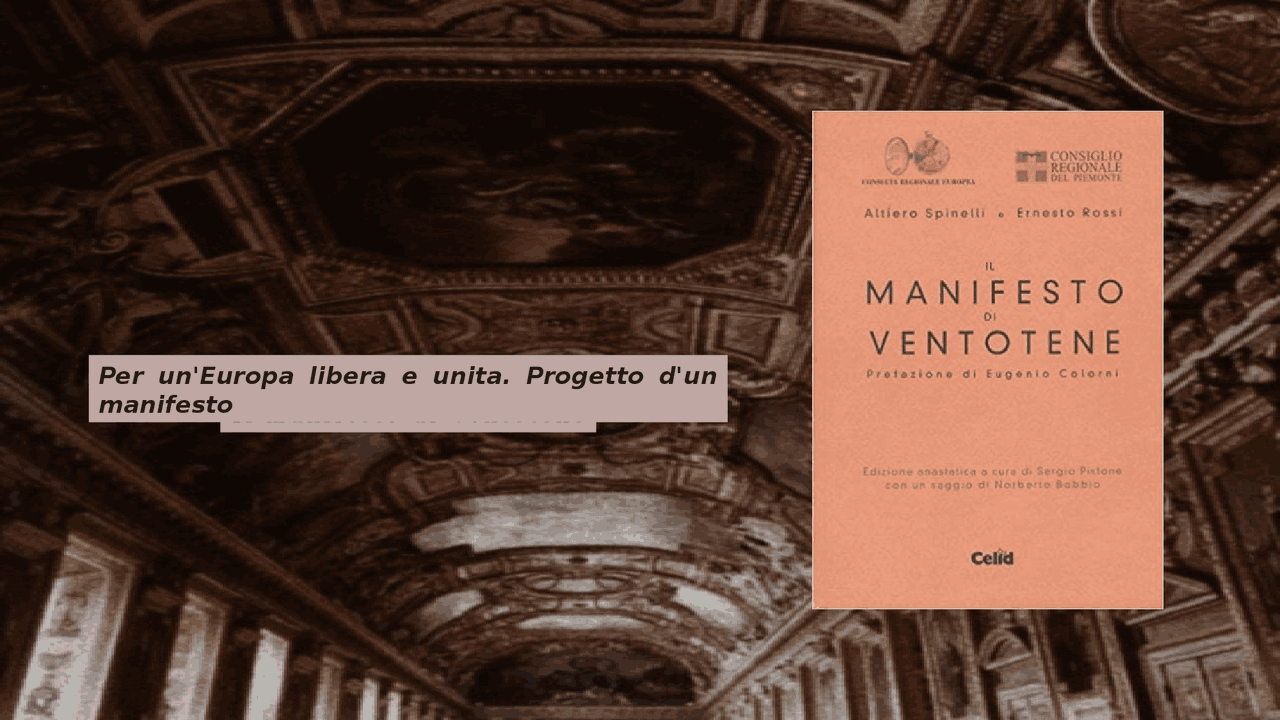 Manifesto di Ventotene - Docsity