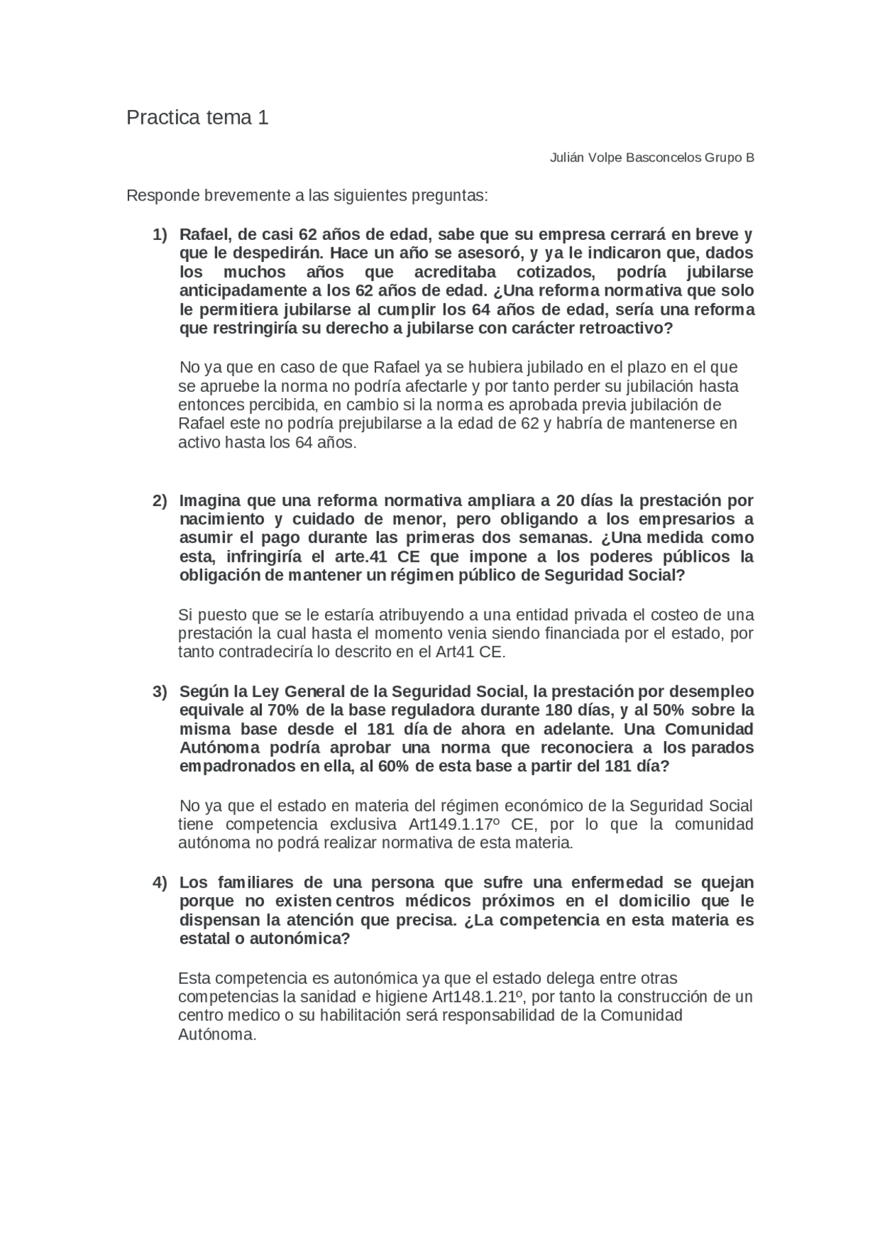 Practica tema 1 caso practico - Docsity