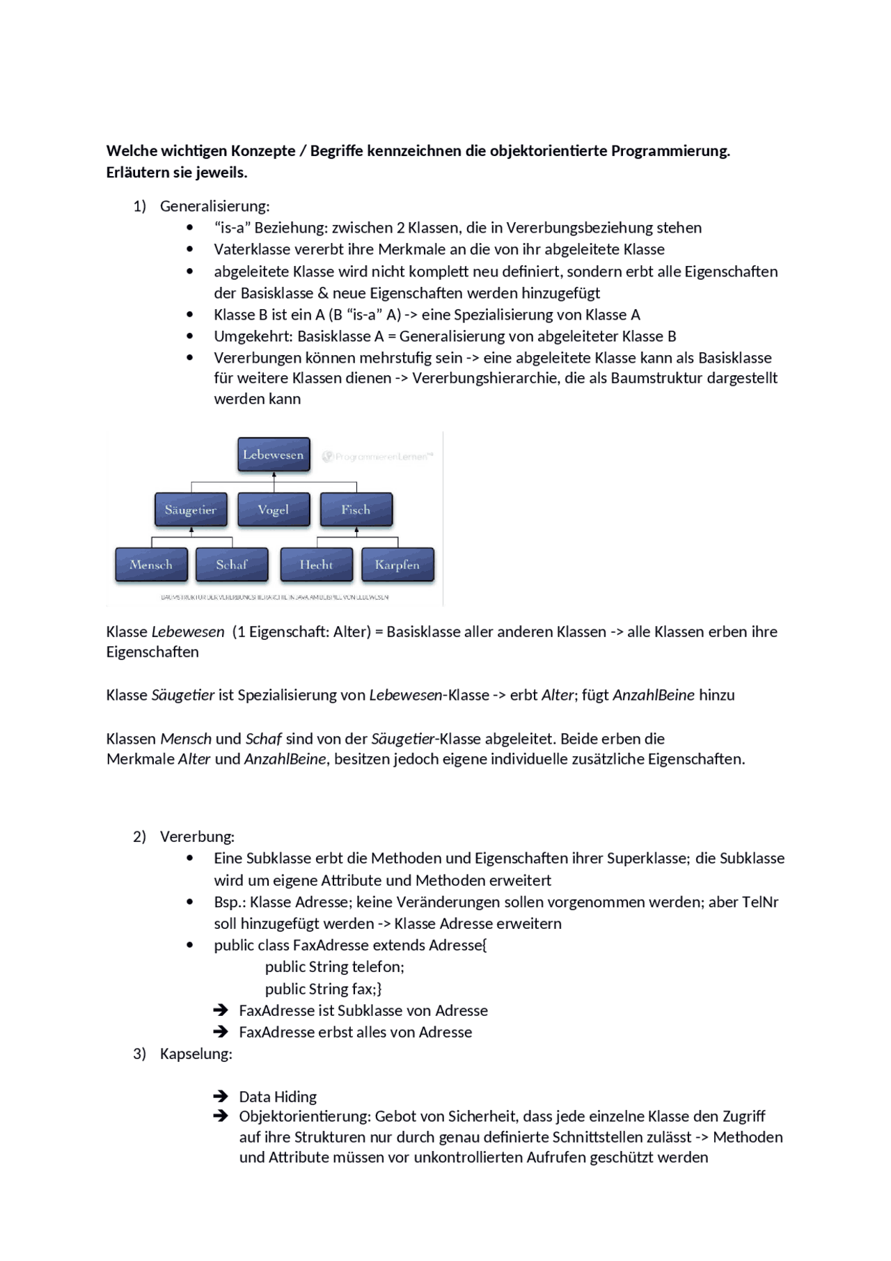 java befehle übersicht pdf Images High Quality Grahic Java Grundlagen programmieren - Docsity