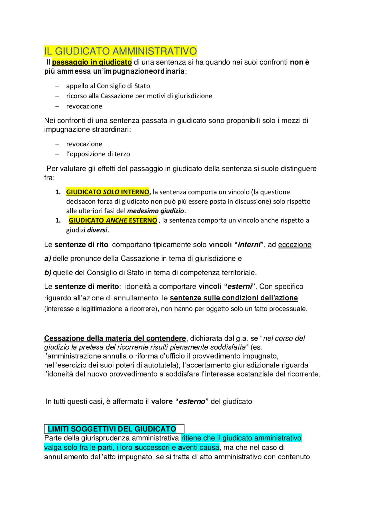 Riassunto giudicato amministrativo ed esecuzione sentenza Docsity Riassunto giudicato amministrativo ed esecuzione sentenza Docsity