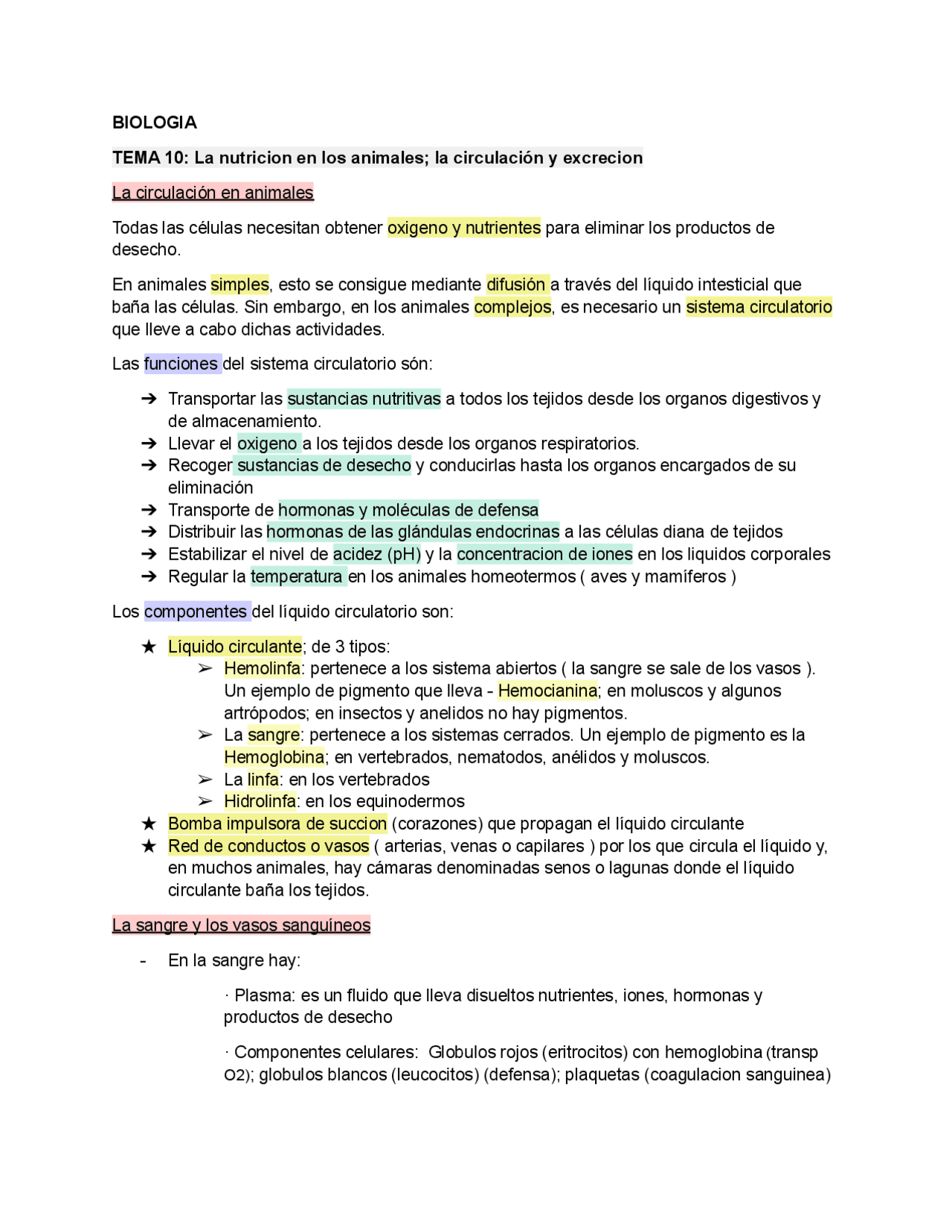 Tema 10 De Biologia De Primero De Bachillerato De Ciencias Docsity Tema 10 De Biologia De Primero De Bachillerato De Ciencias Docsity