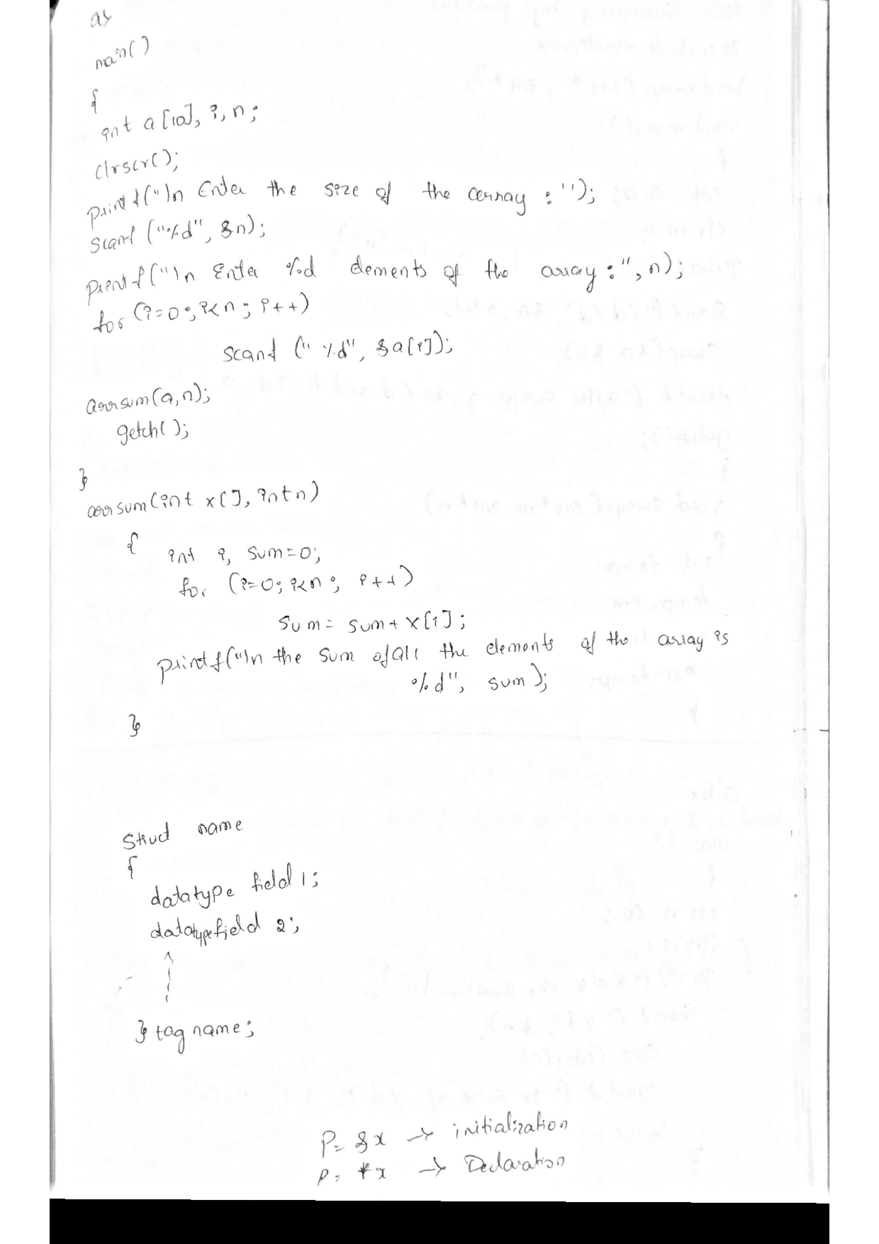 Computer programming notes - Docsity