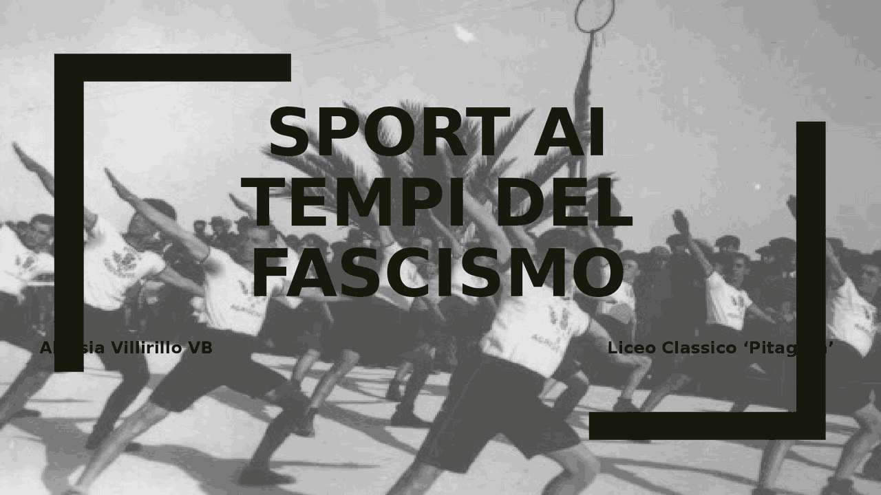 L'importanza Dello Sport Durante Il Fascismo Lo sport ai tempi del fascismo | Slide di Educazione fisica | Docsity