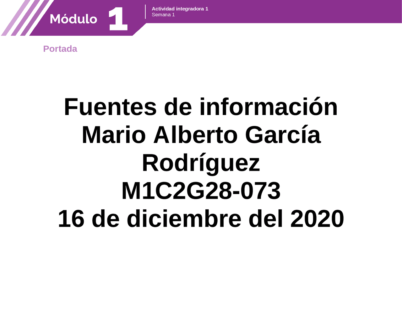 Modulo1 Semana 1 2 3 4 Actividades Integradoras Docsity