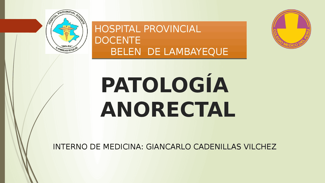 Patología anorrectal: Hemorroides, Fisura anal, Absceso y fístula ...