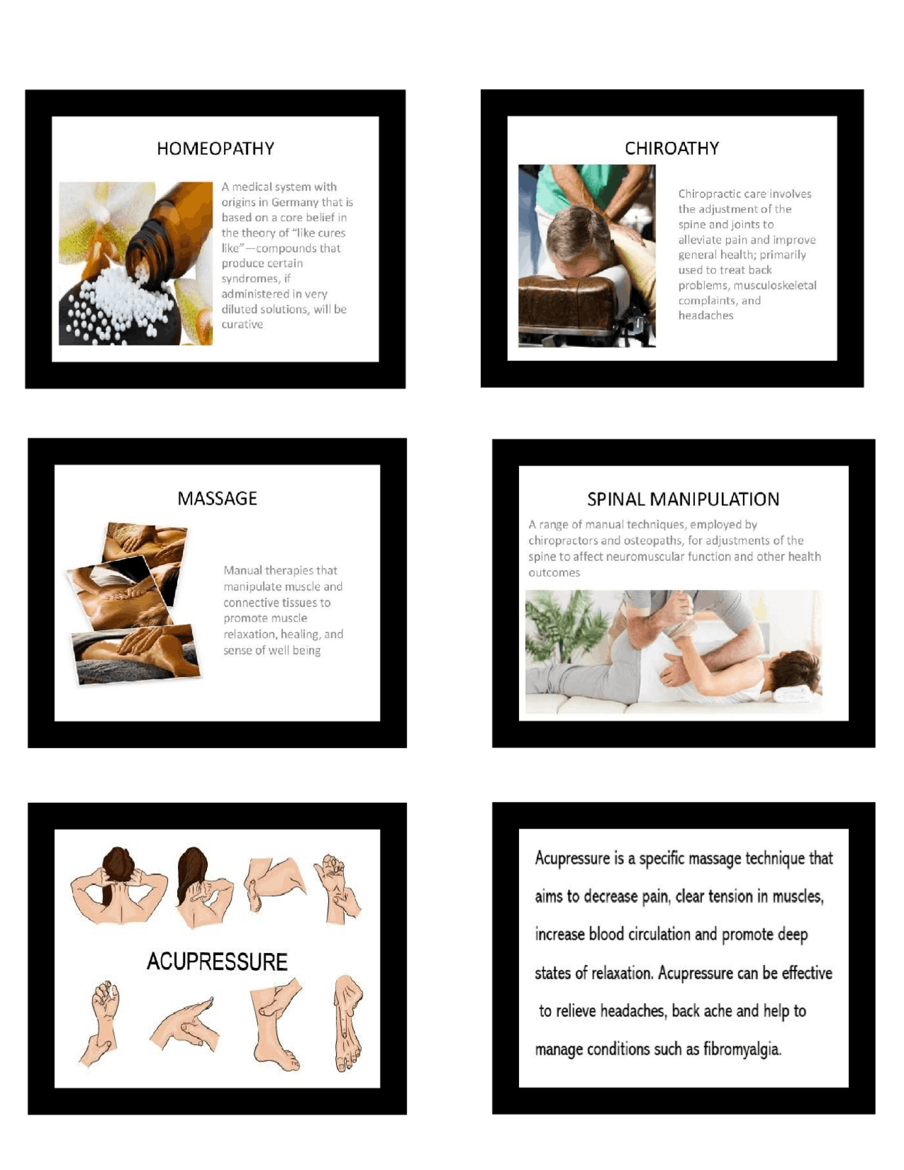 Healthcare Modalities Examples Complementary health modalities - Docsity
