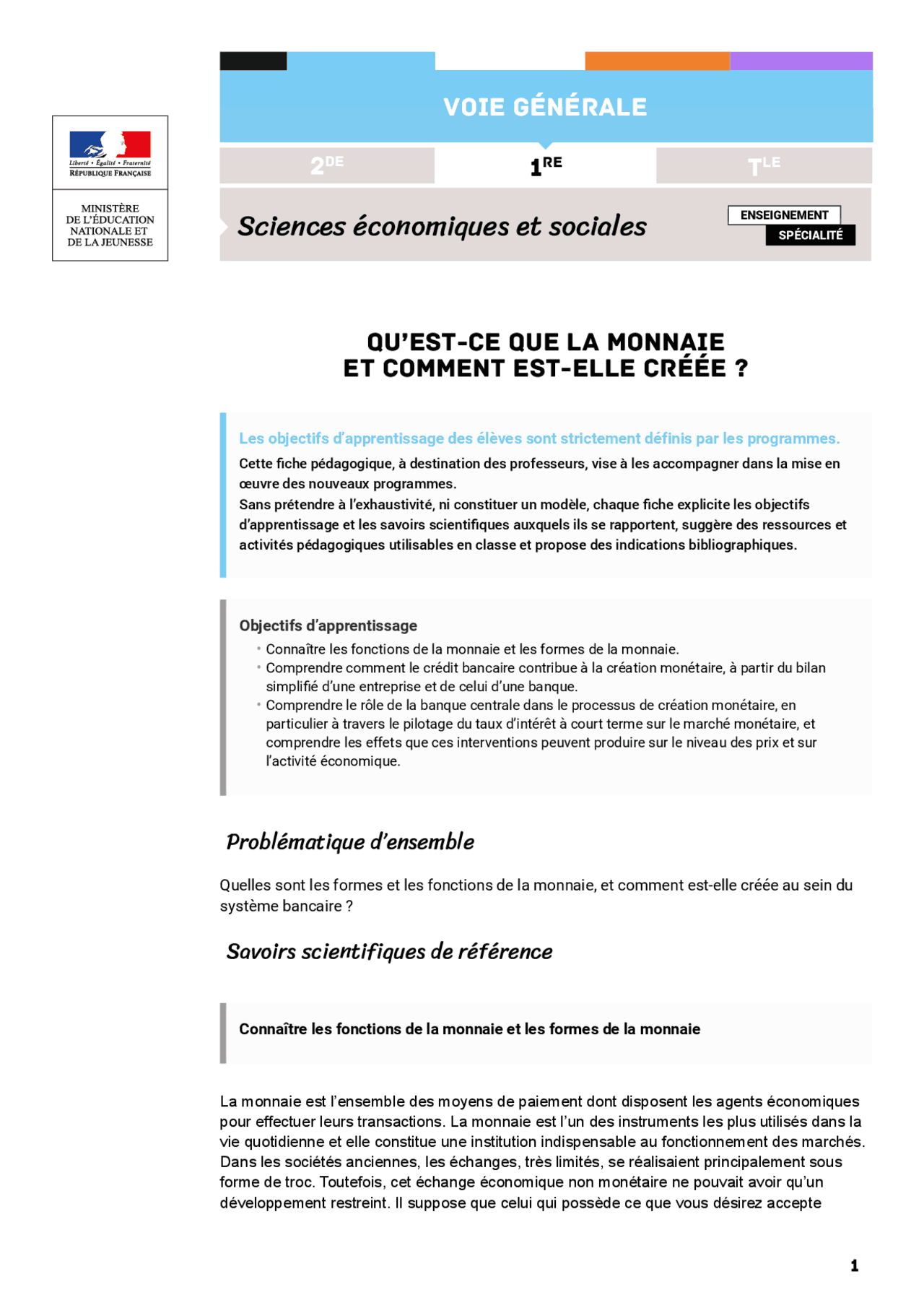 Qu’estce que la monnaie et comment estelle créée? Guide, Projets, Recherche Sciences Qu’estce que la monnaie et comment estelle créée? Guide, Projets, Recherche Sciences