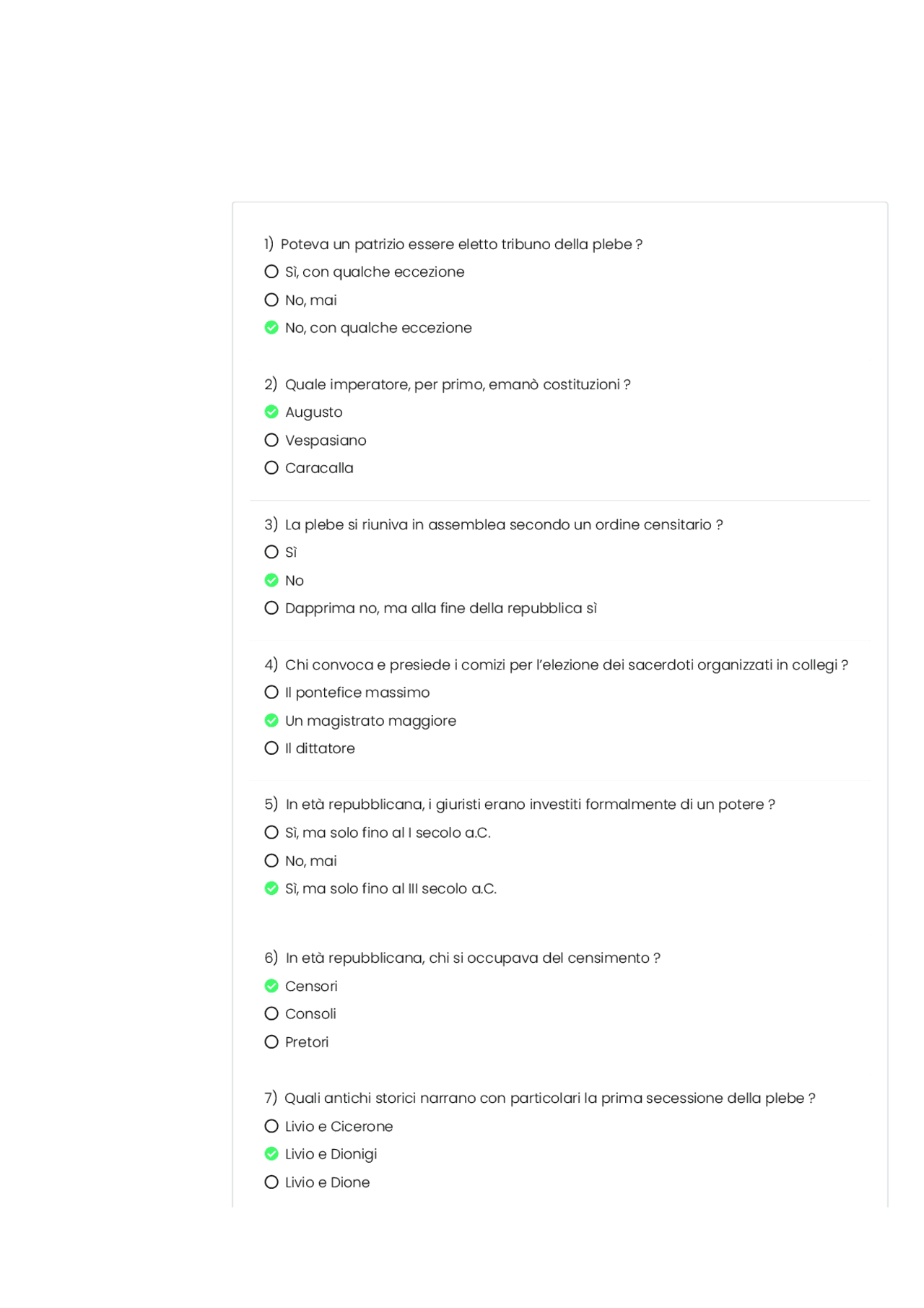 Risposte test integrativi modulo 2 - Docsity