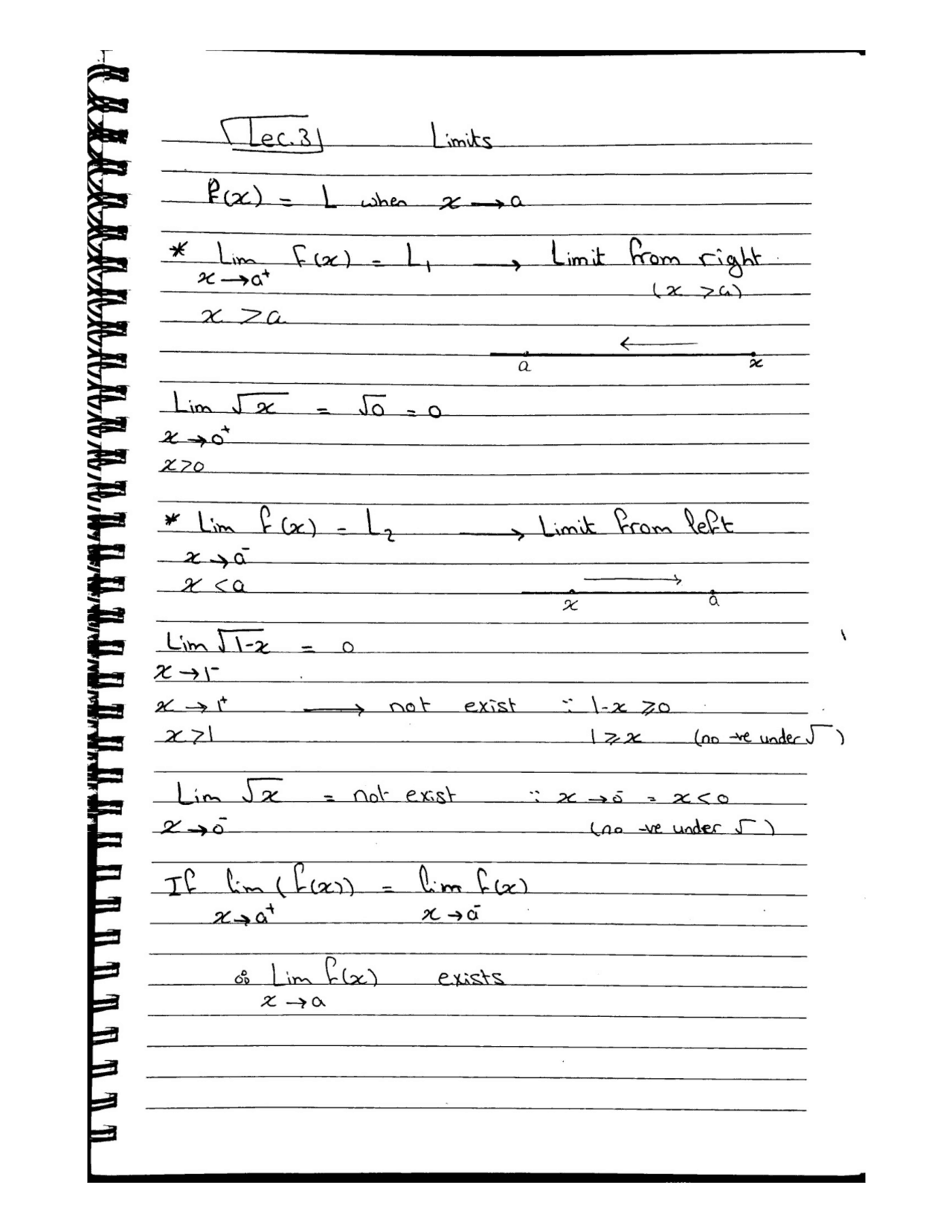 Full Limit Notes.pdf My notes for limits section - Docsity