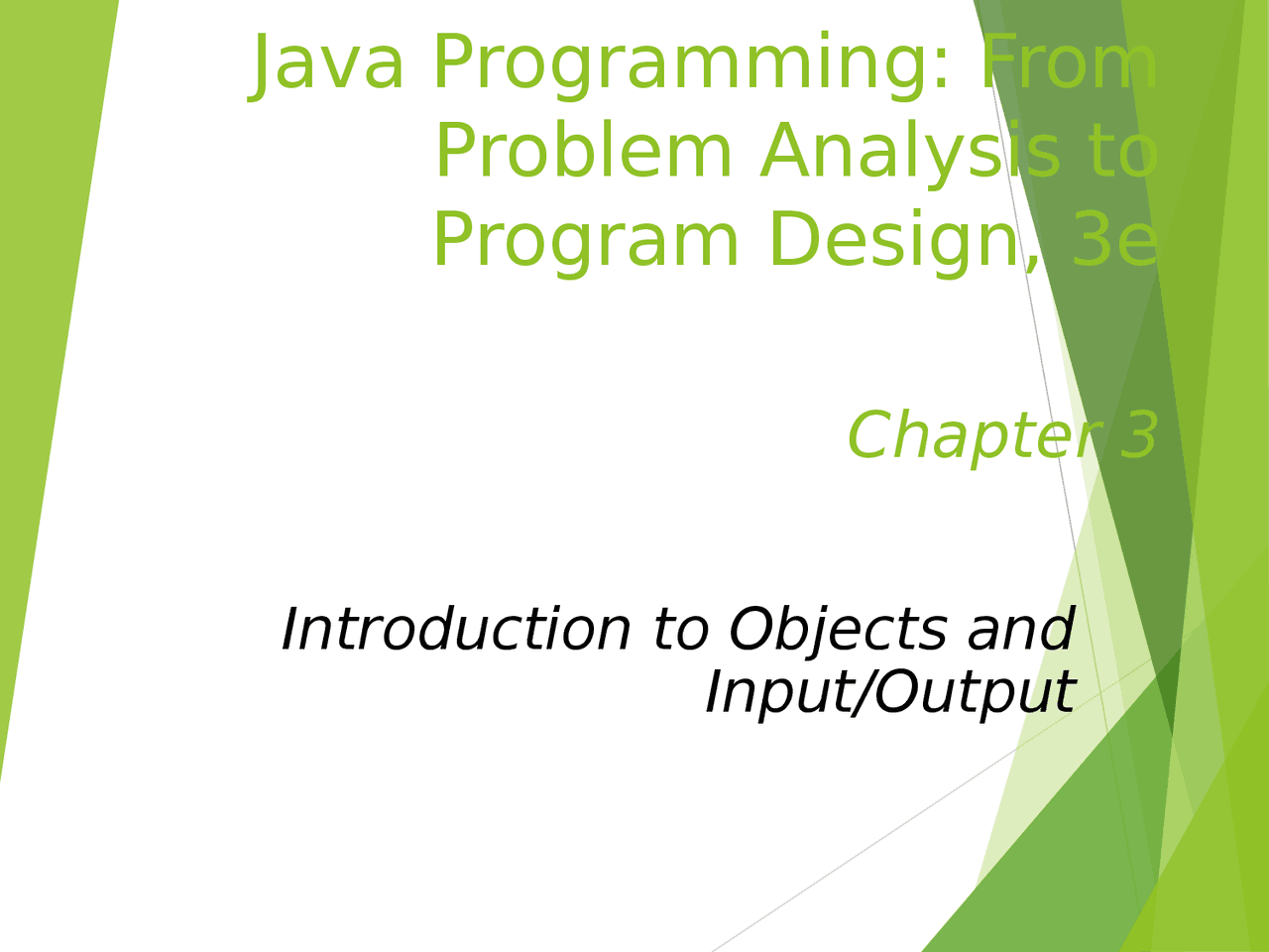 Java programming _ object oriented chp03 - Docsity