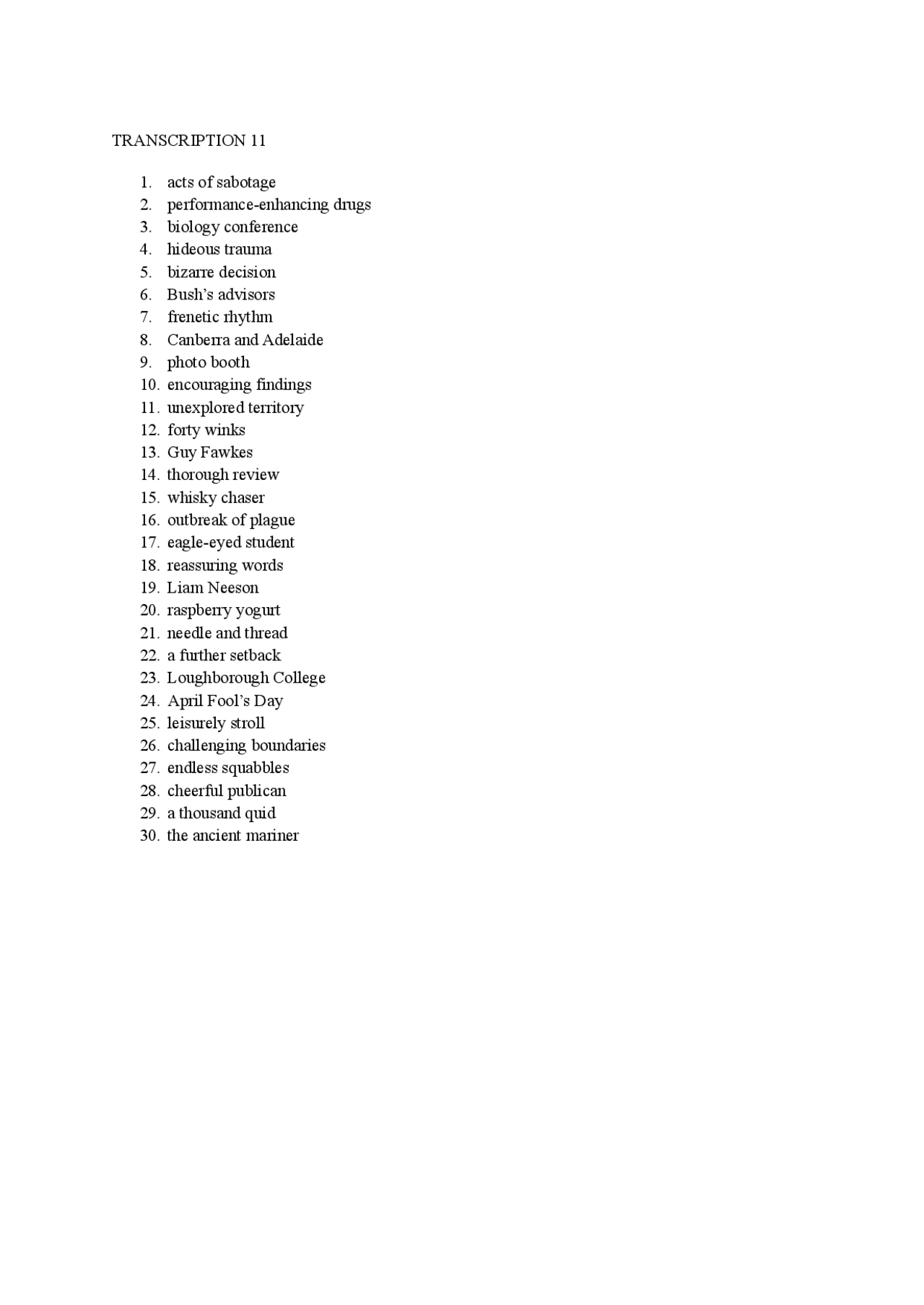 Phonetic Transcription 8 Docsity