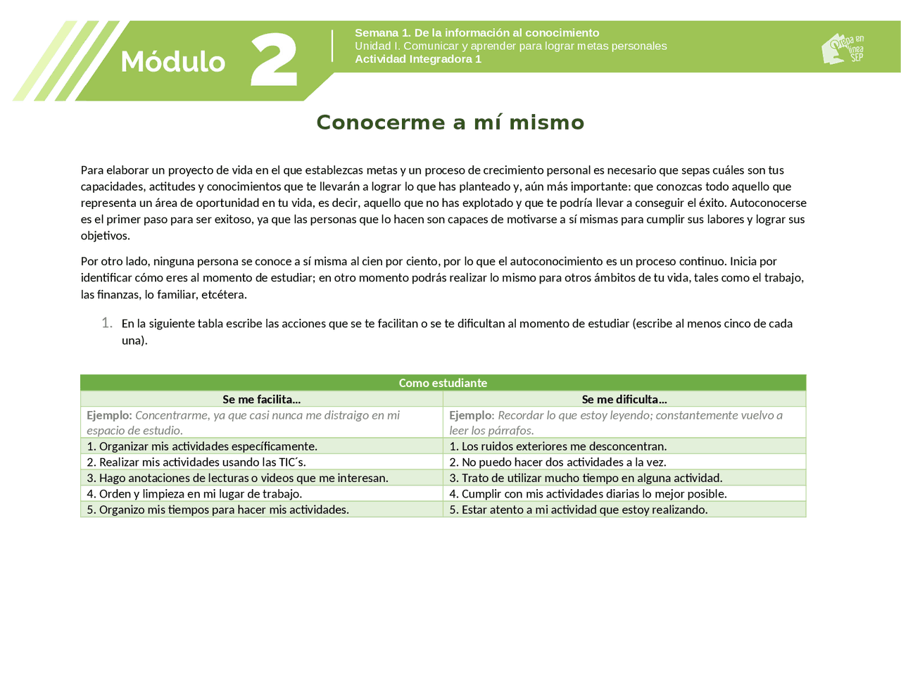 DE LA INFORMACION AL CONOCIMIENTO | Ejercicios de Historia - Docsity