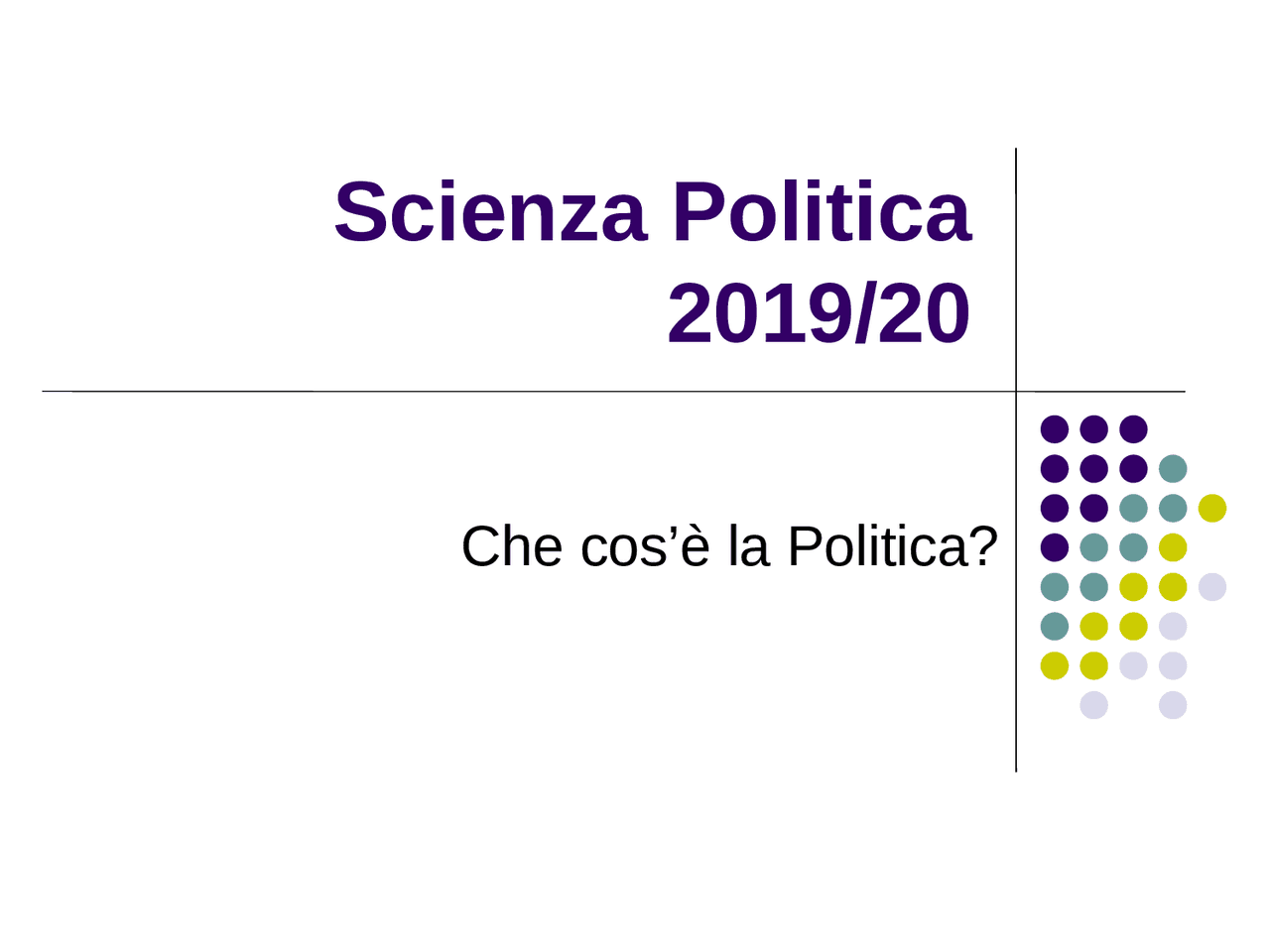 Cos'è la politica? capitolo sulla politica Docsity