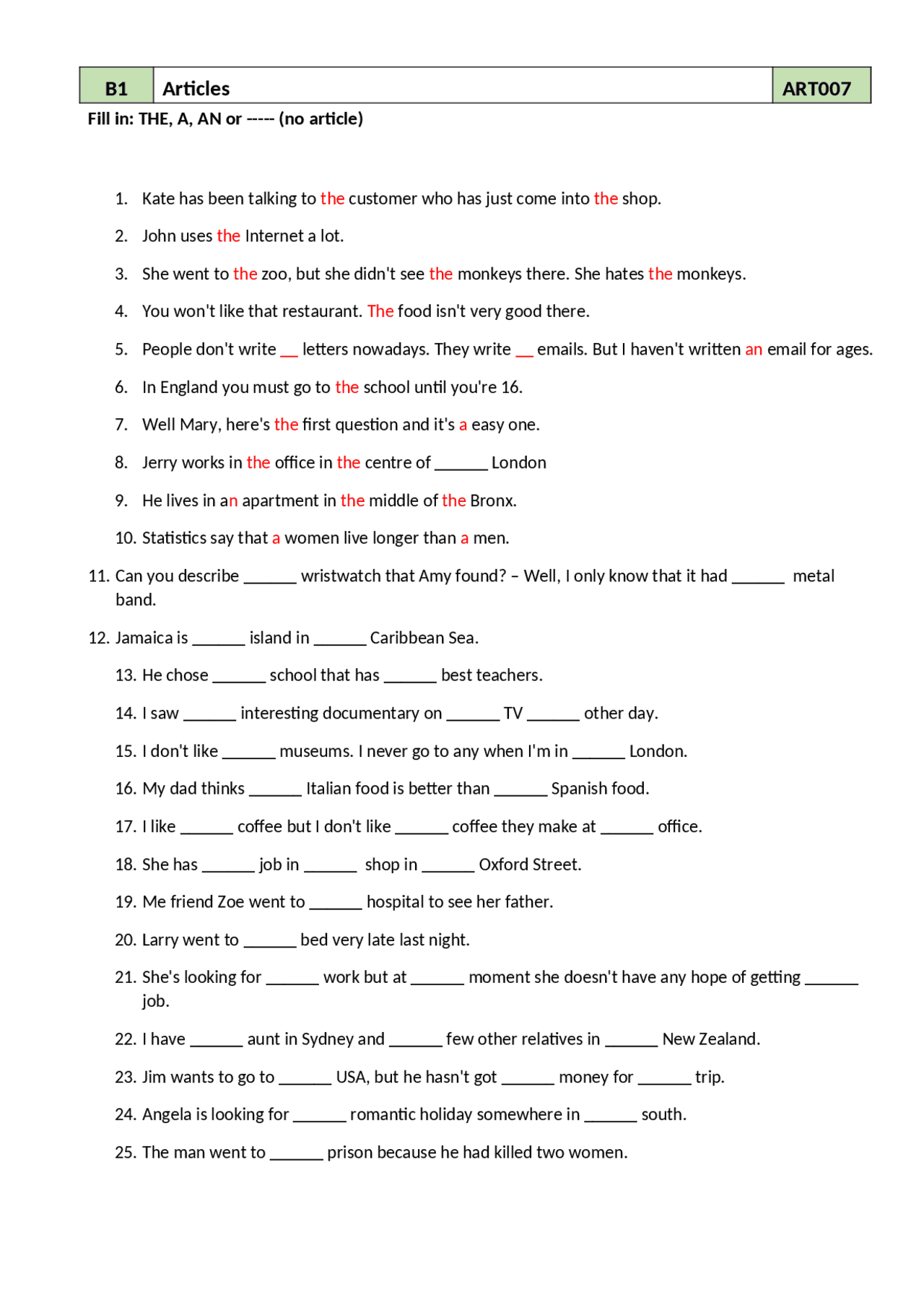 Material de estudio lengua extrangera ingles - Docsity