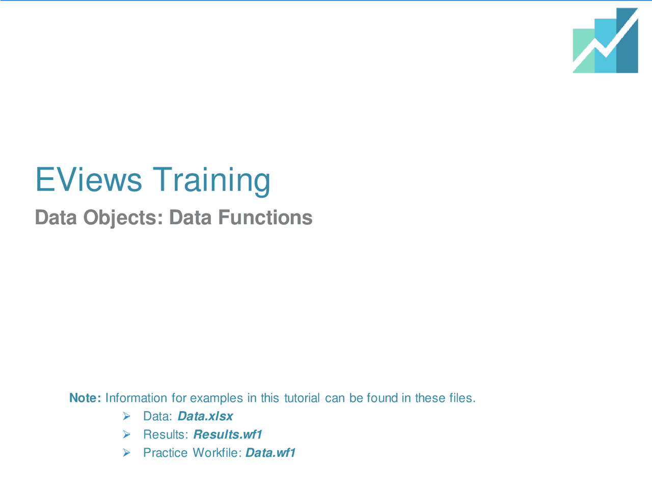 Time series Application in eviews software - Docsity