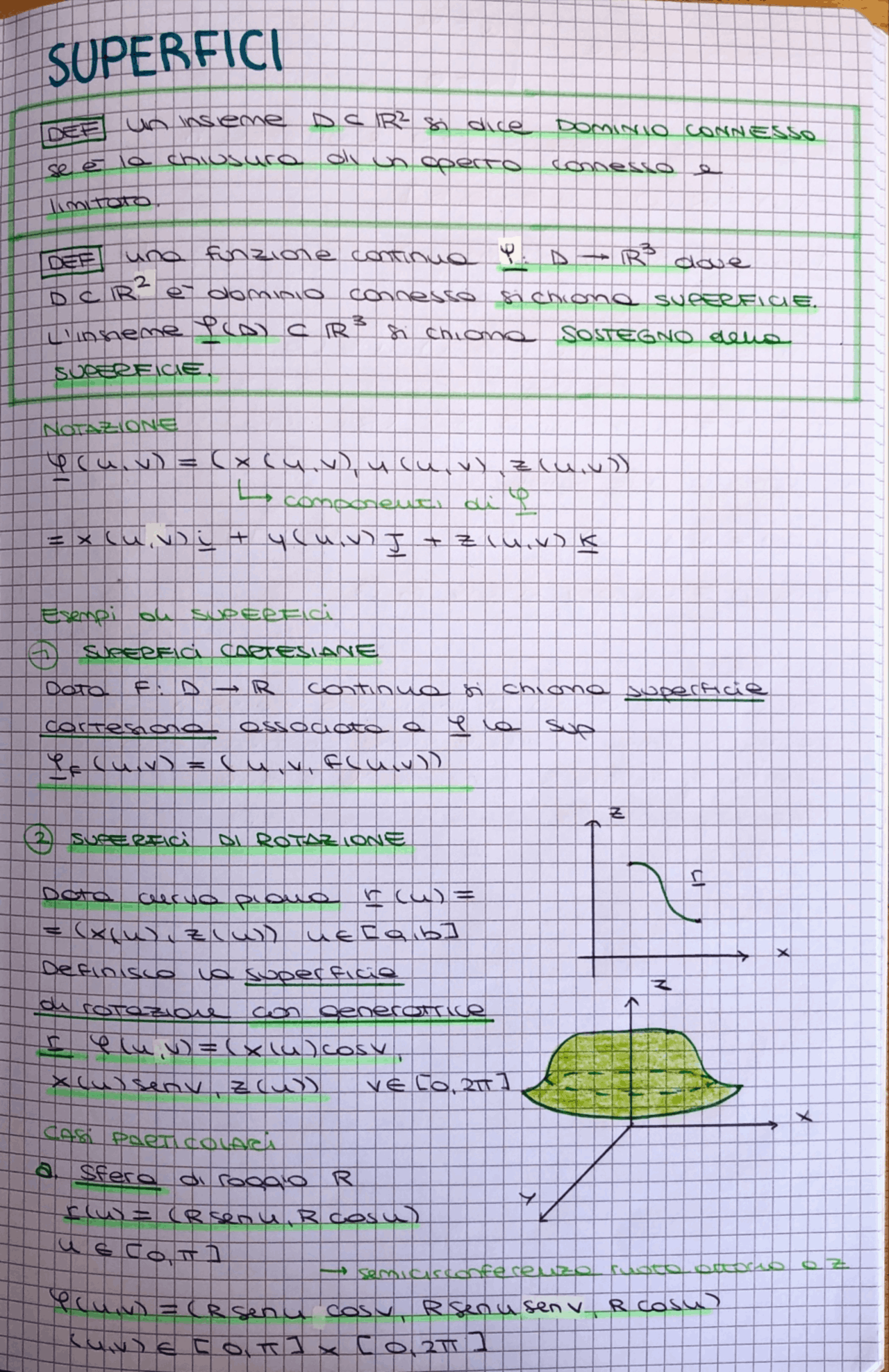 Superfici Analisi 2 Docsity