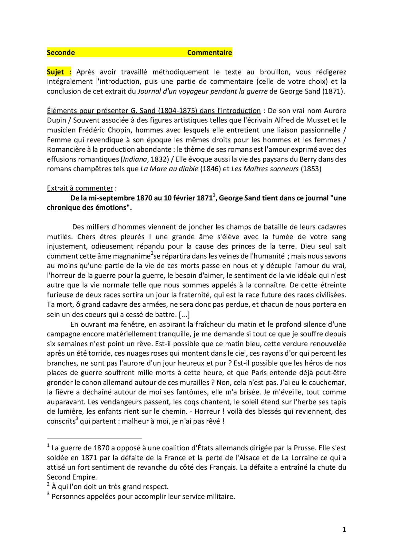 Exemple Commentaire Compos Exemples De Commentaires Compos s Et Exemple Commentaire Compos Exemples De Commentaires Compos s Et