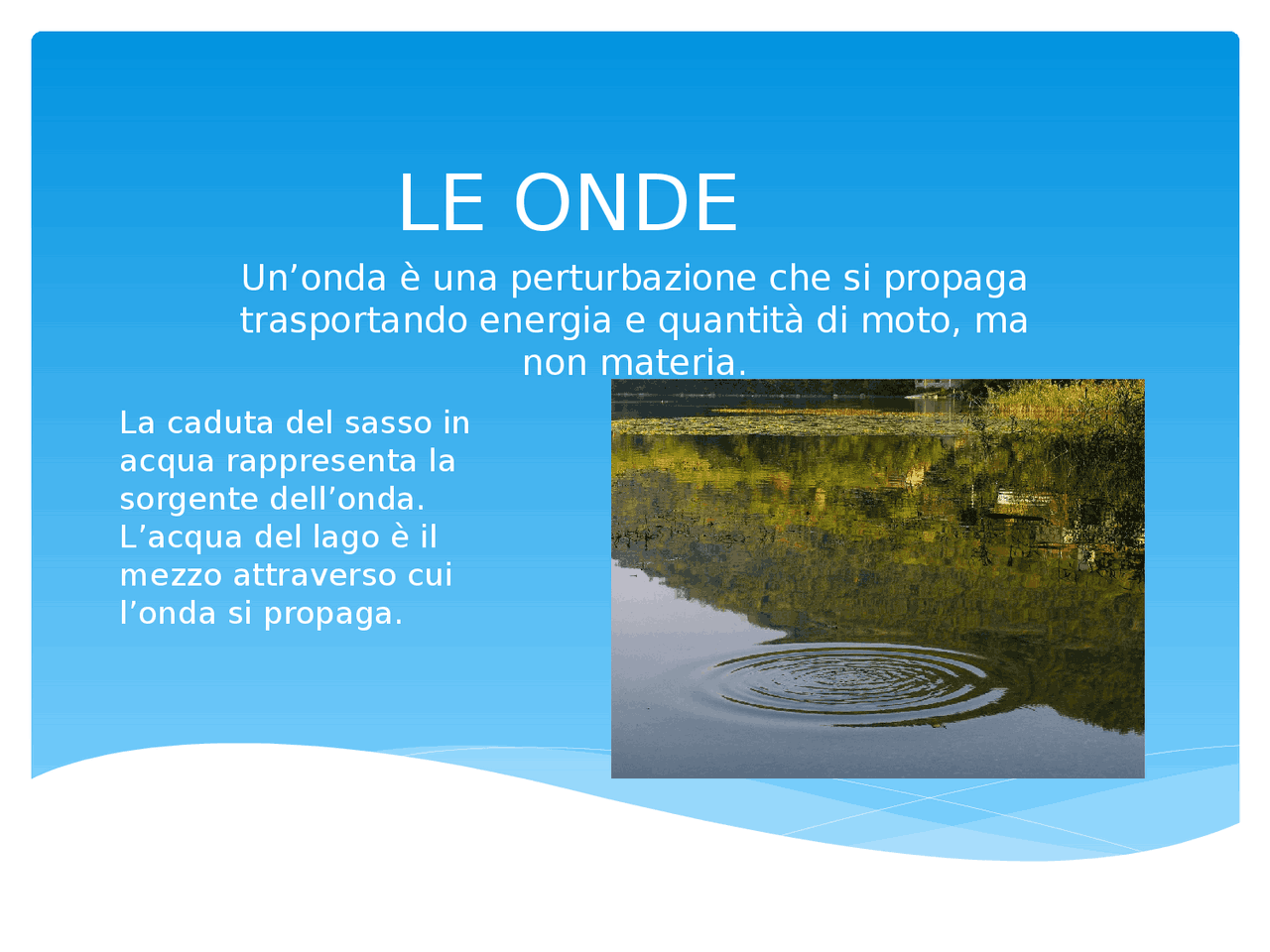 le traiettorie della fisica azzurro