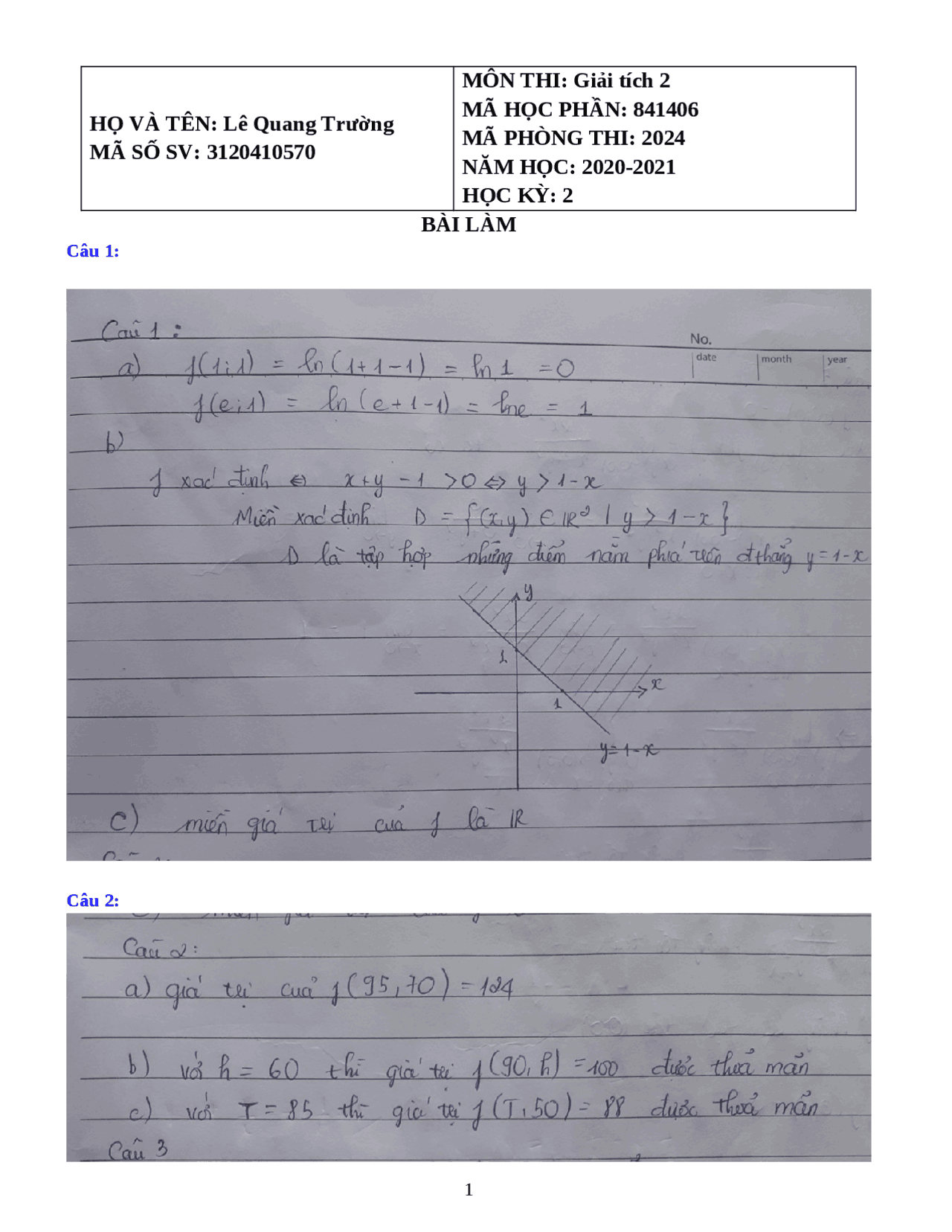 Calculus problem solver | Exercises Mathematics | Docsity