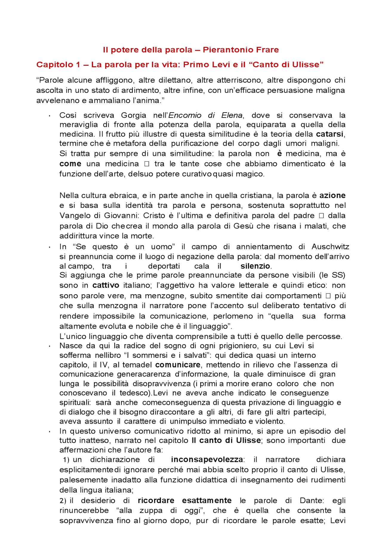 Il potere della parola Docsity Il potere della parola Docsity