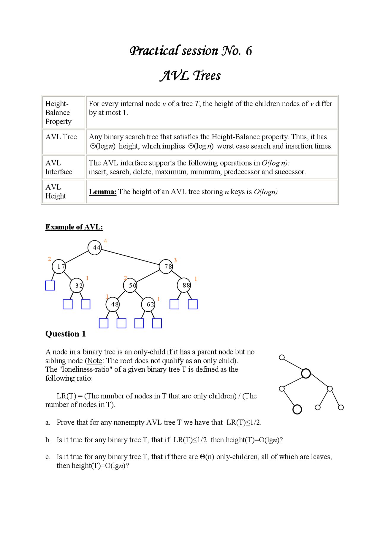 Questions about data structures basis like sorting and searching ...