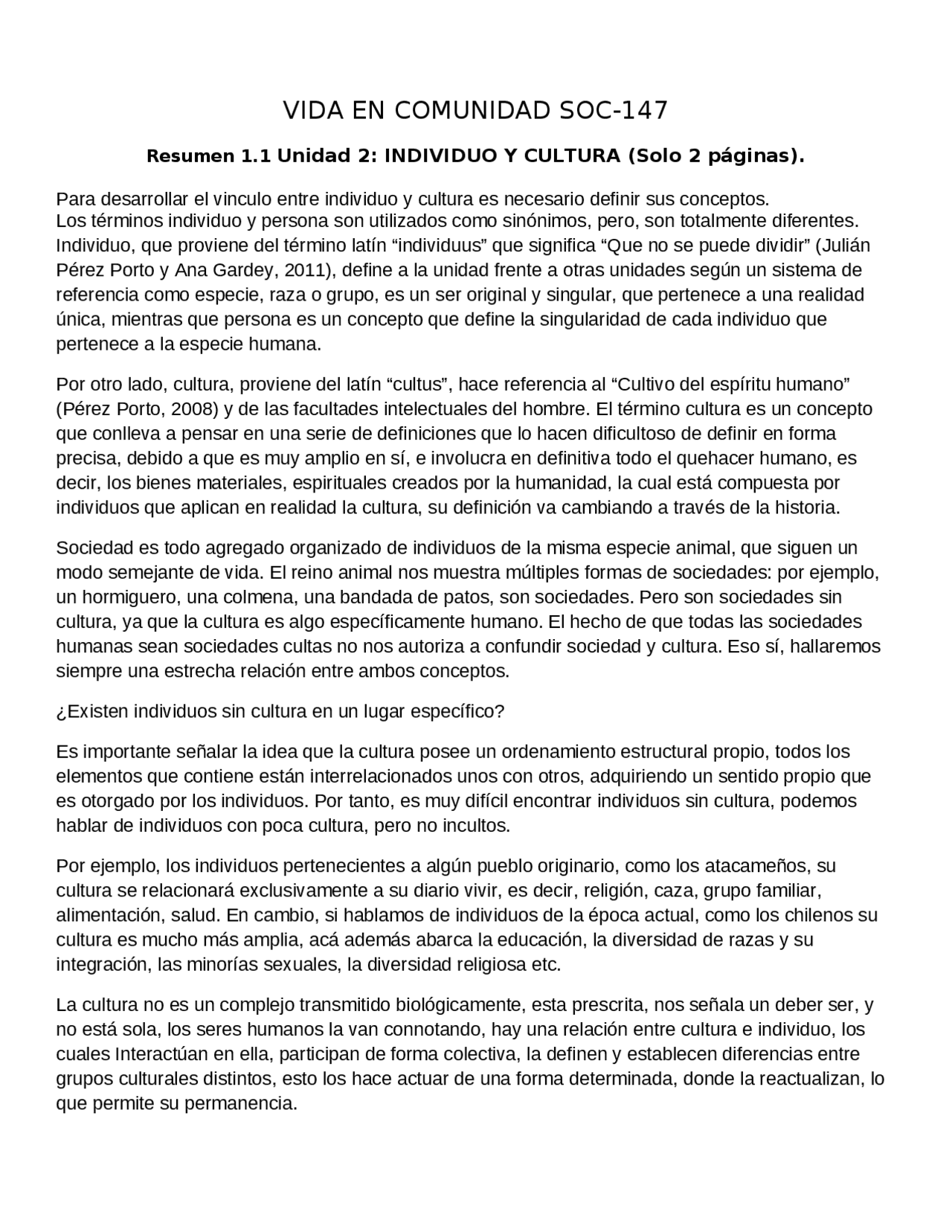 Unidad 2 vida en comunidad Docsity Unidad 2 vida en comunidad Docsity