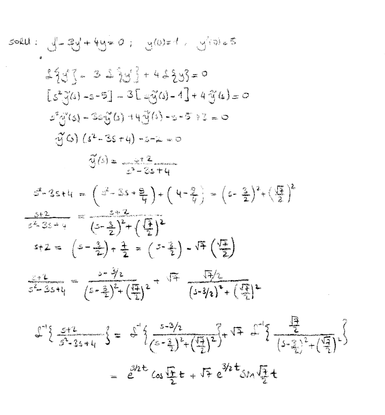 Engineering Mathematics Exercise Questions - Docsity