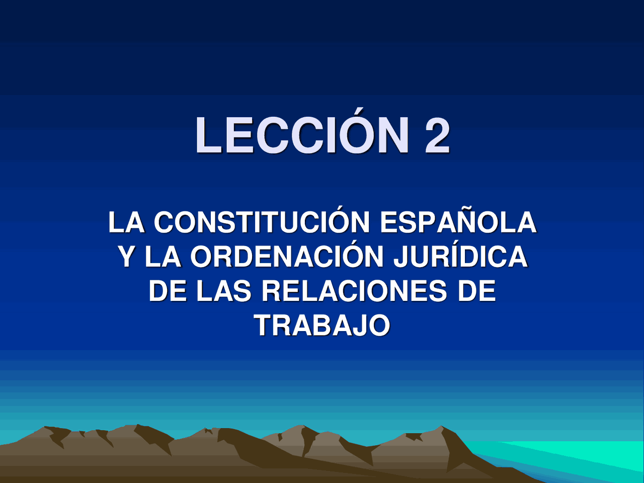 Lecciones de derecho laboral - Docsity