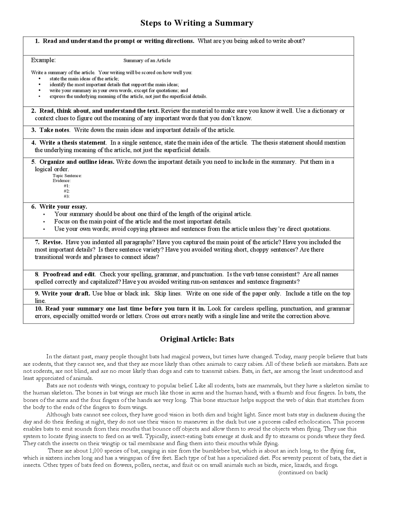 Summary Writing Guide Steps_to_writing_a_summary.pdf - Docsity