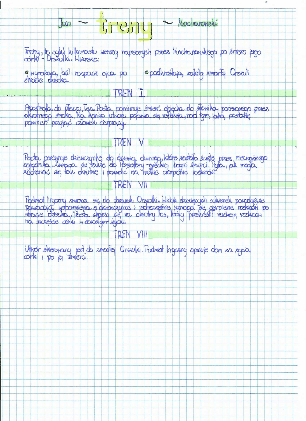 Notatki egzamin 8-klasisty - Docsity