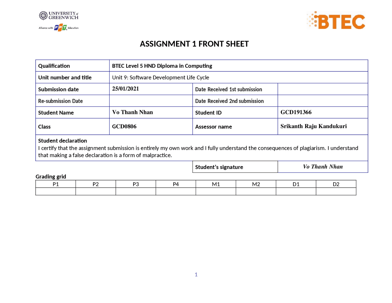 Assignment 1 - Cloud | Assignments Computer Science | Docsity