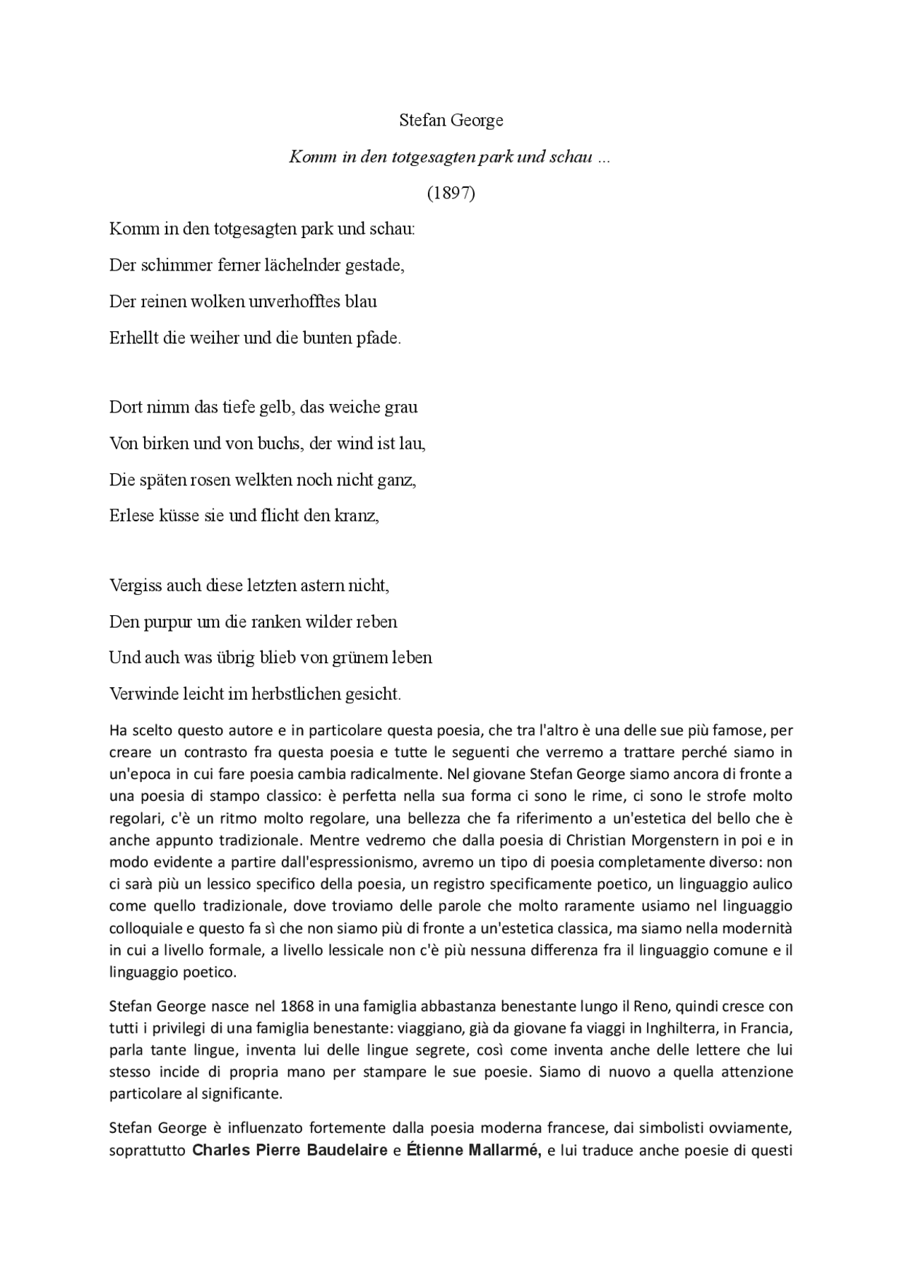 Stefan Komm in den totgesagten park und schau … (1897) Docsity Stefan Komm in den totgesagten park und schau … (1897) Docsity