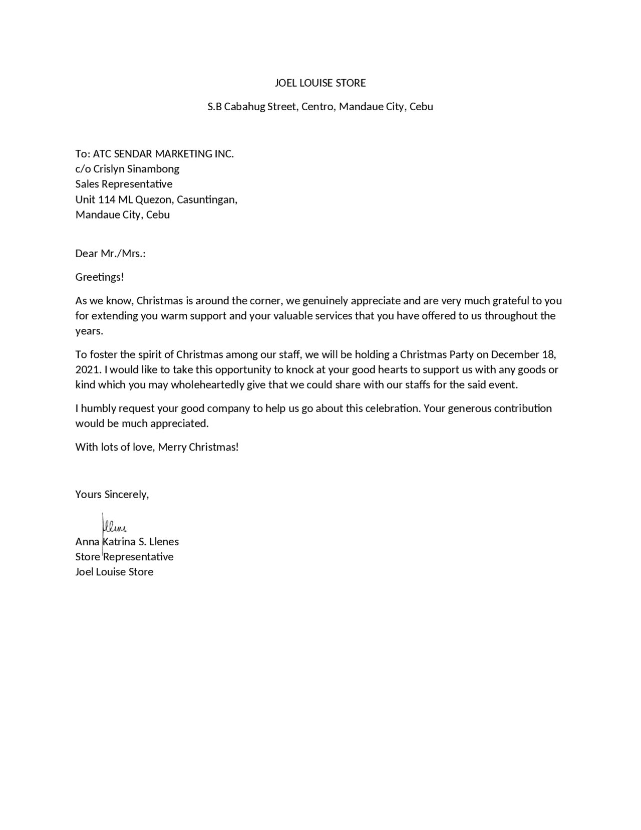 Solicitation Letter For Christmas Party Schemes And Mind Maps English solicitation-letter-for-christmas-party-schemes-and-mind-maps-english