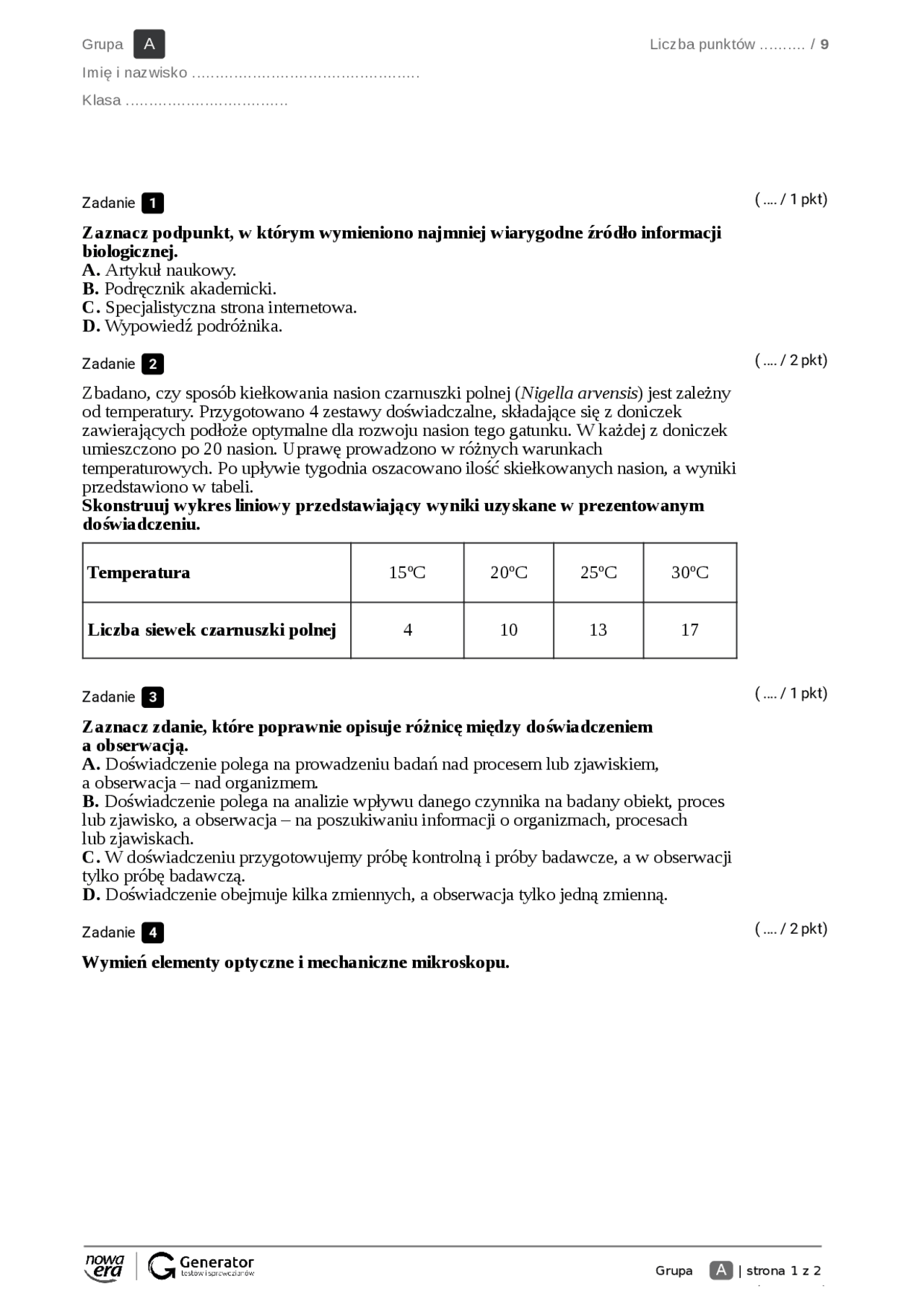 Chemiczne podstawy życia | Publikacje Biologia | Docsity