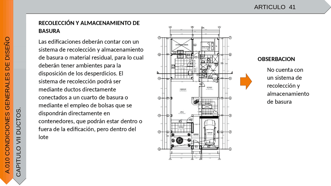 Errores encontrados en un plano - Docsity