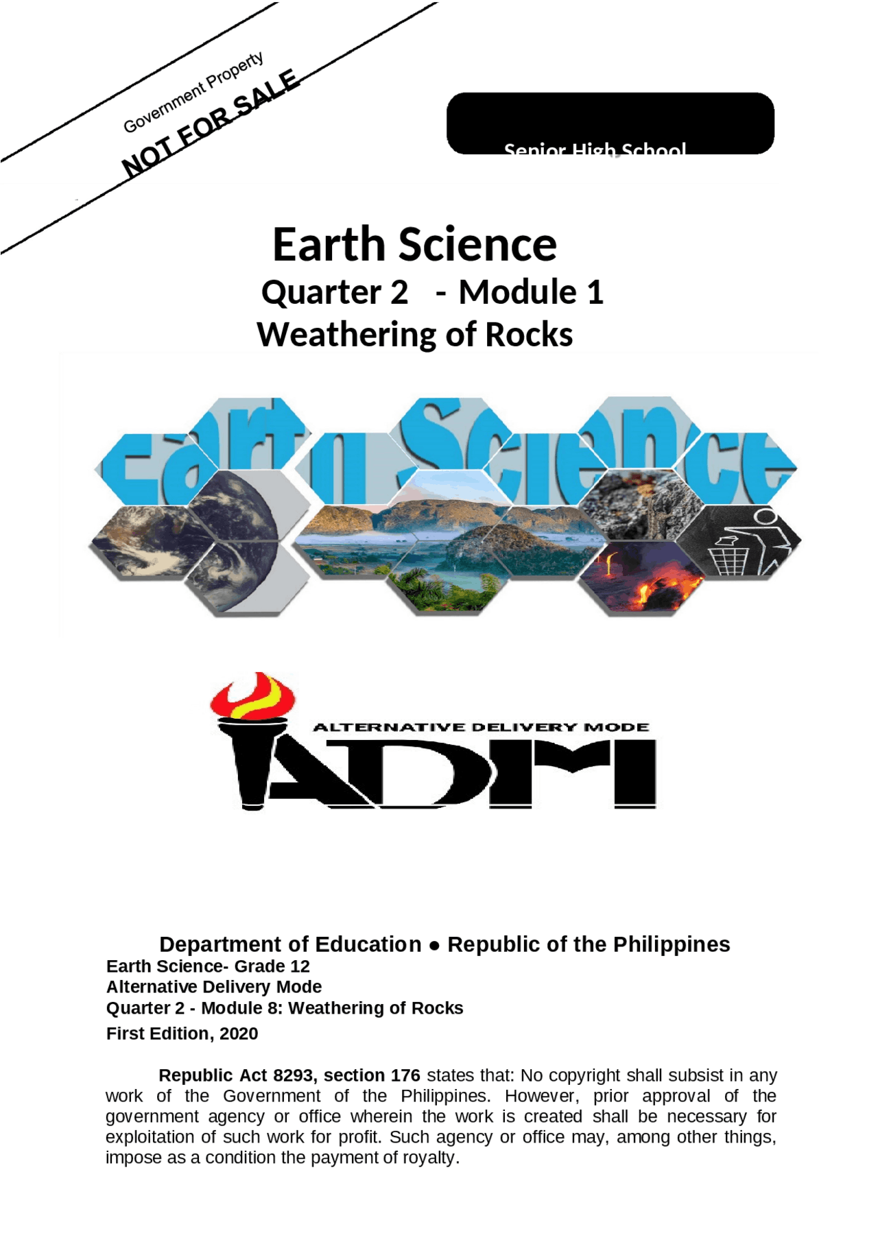 Earth sciences Quarter 2 : Module 2 | Lecture notes Earth science | Docsity