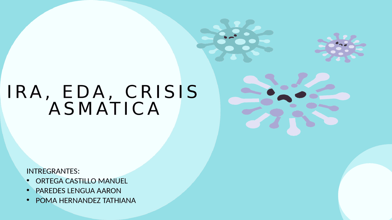 IRA,EDA,CRISIS ASMATICA - Docsity