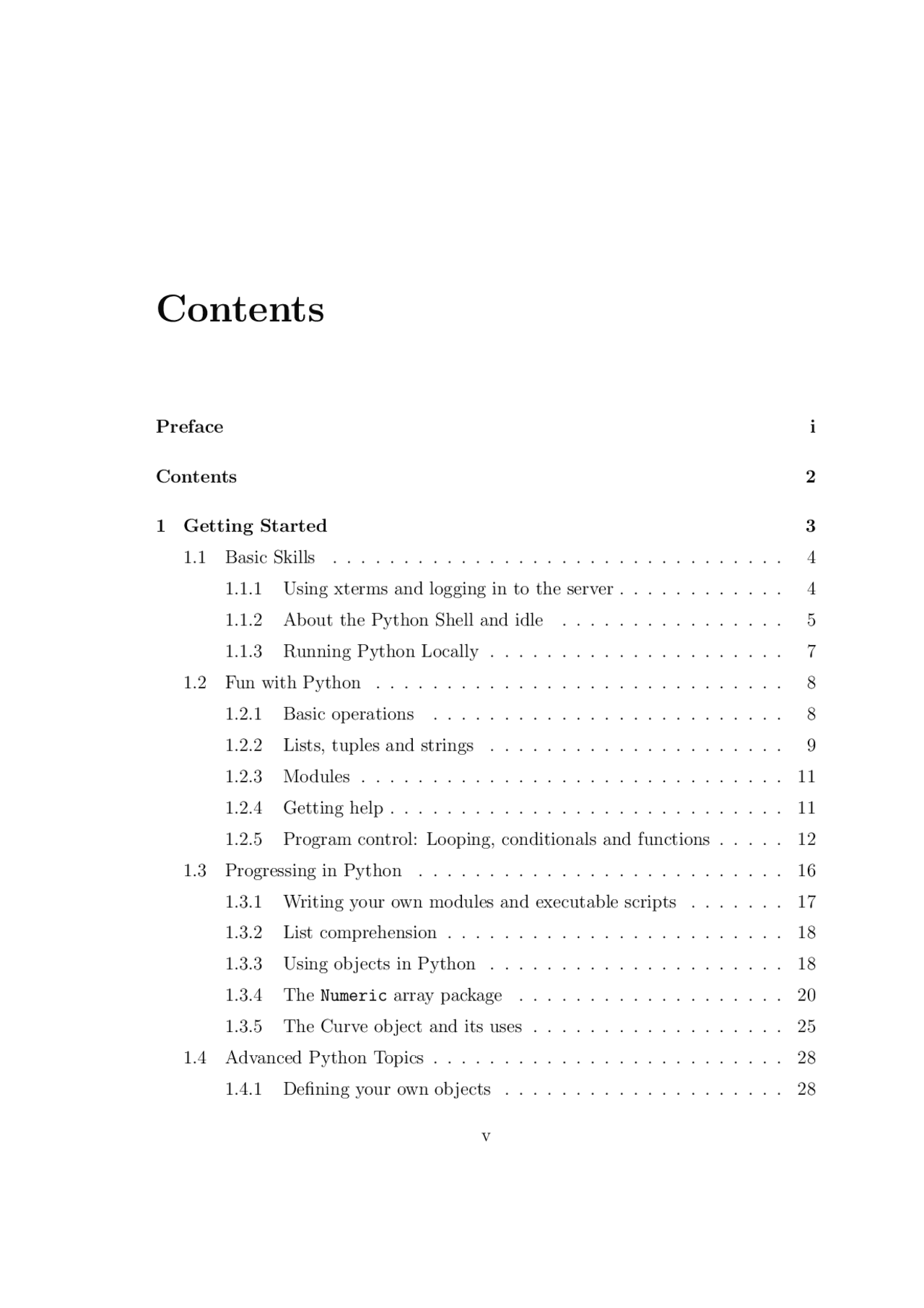 Important Python Notes | Study notes Programming Languages | Docsity