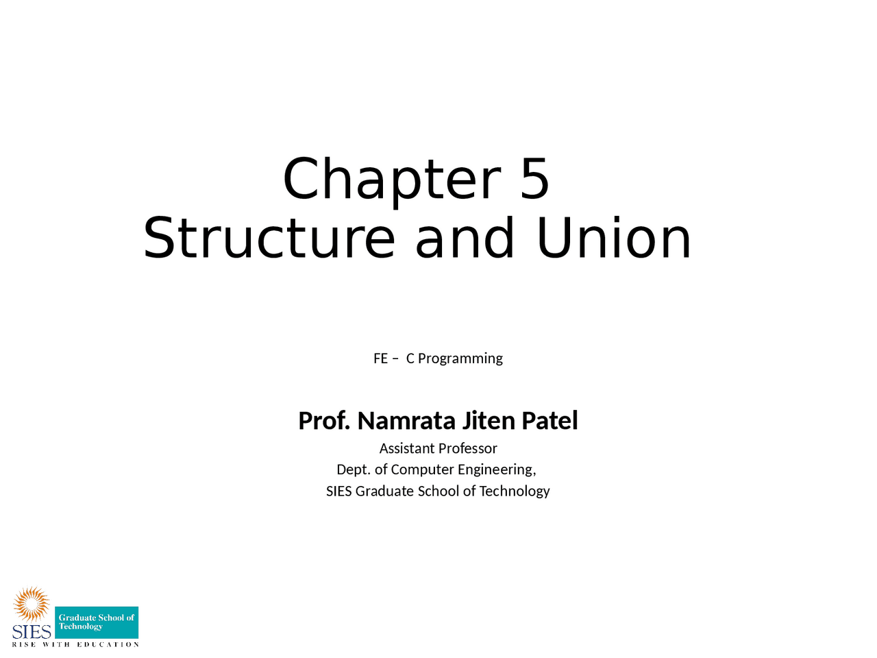 C Programming Concepts | Lecture notes C programming | Docsity
